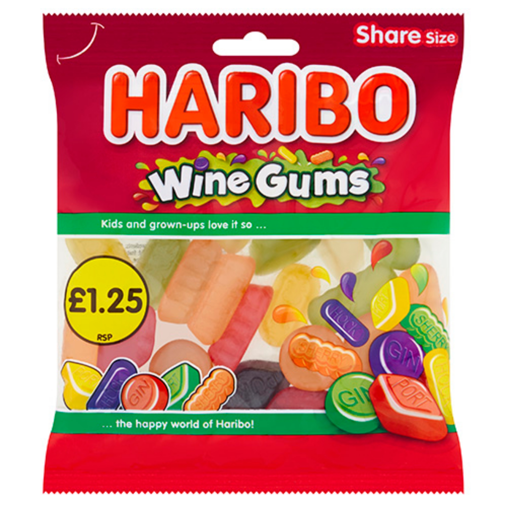 Picture of HARIBO WINE GUMS pm1.25