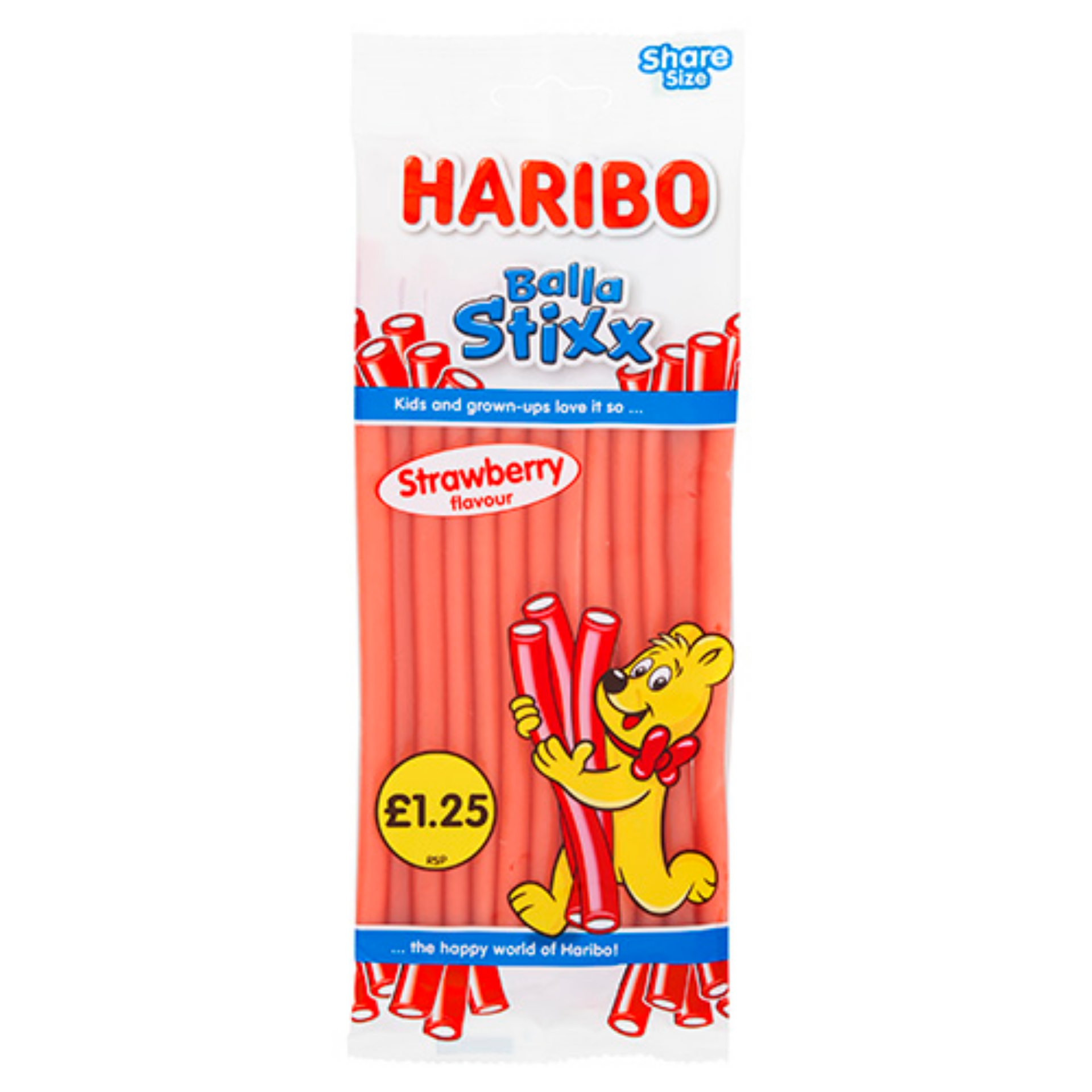 Picture of HARIBO BALLA STIXX STRAWB pm1.25 CO:ES