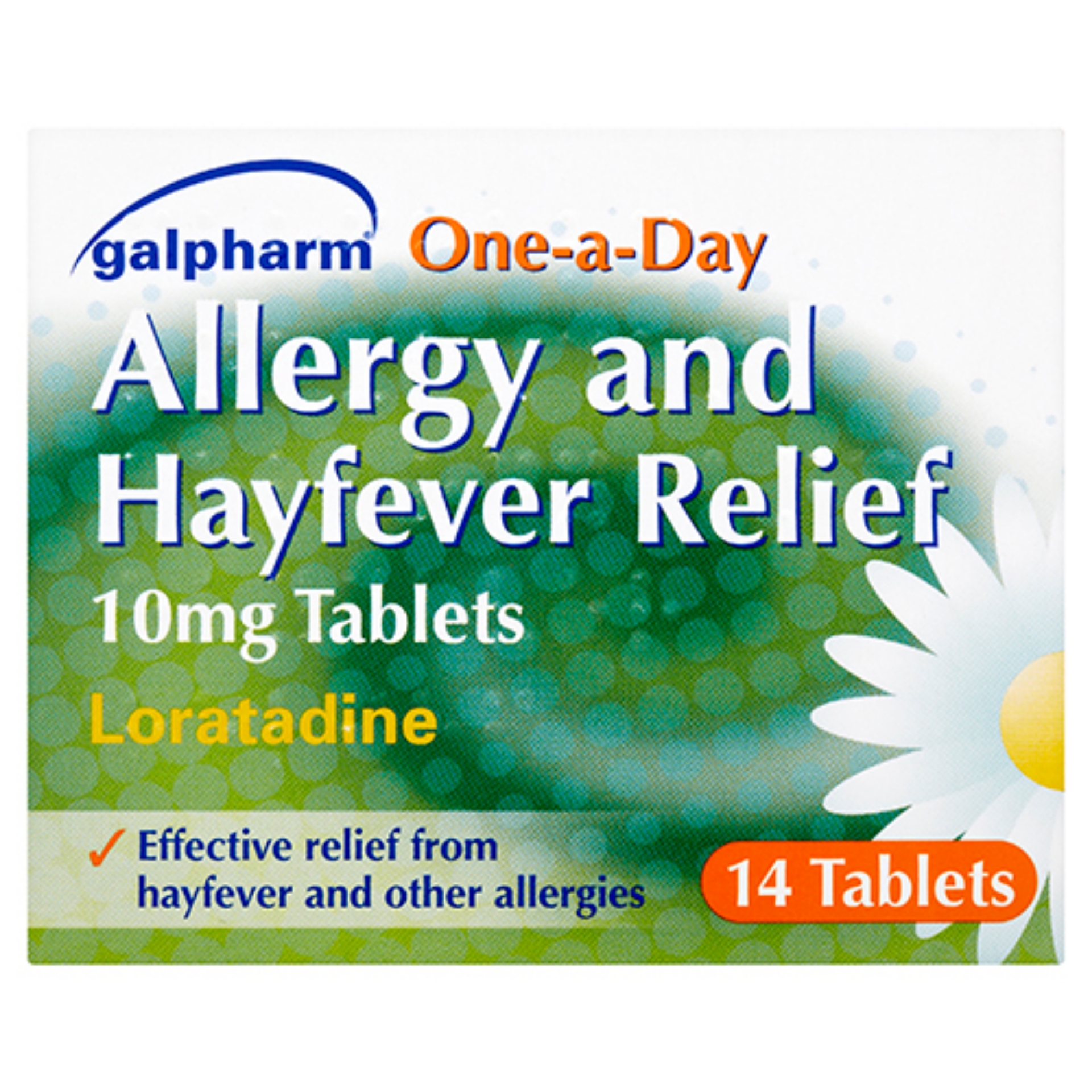 Picture of GALPHARM HAY/ALLERGY TABS LORATADINE BBE10-25 