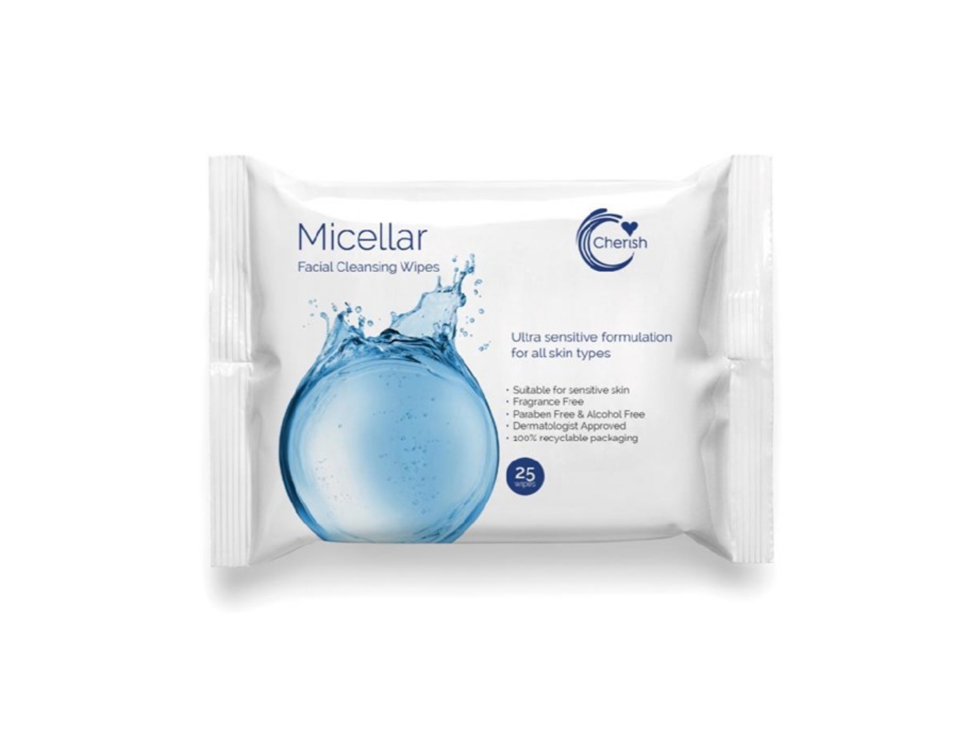 Picture of CHERISH - MICELLAR WATER FACIAL CLEANSING WIPES