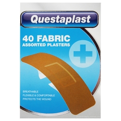 Picture of QUESTAPLAST - FABRIC (ASSORTED) PLASTERS