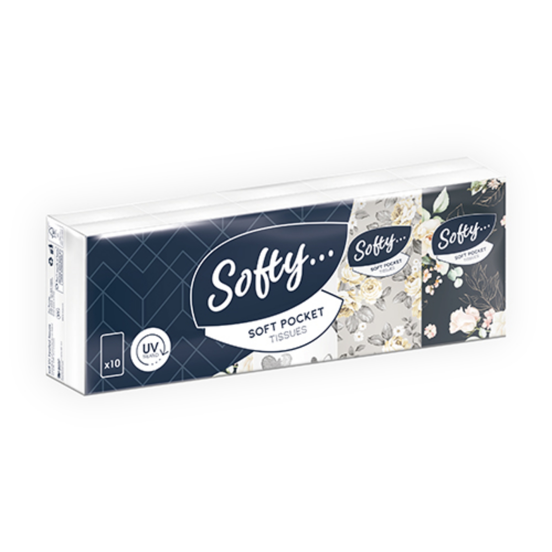 Picture of SOFTY - POCKET PACK FACIAL TISSUES 3ply (FT601)