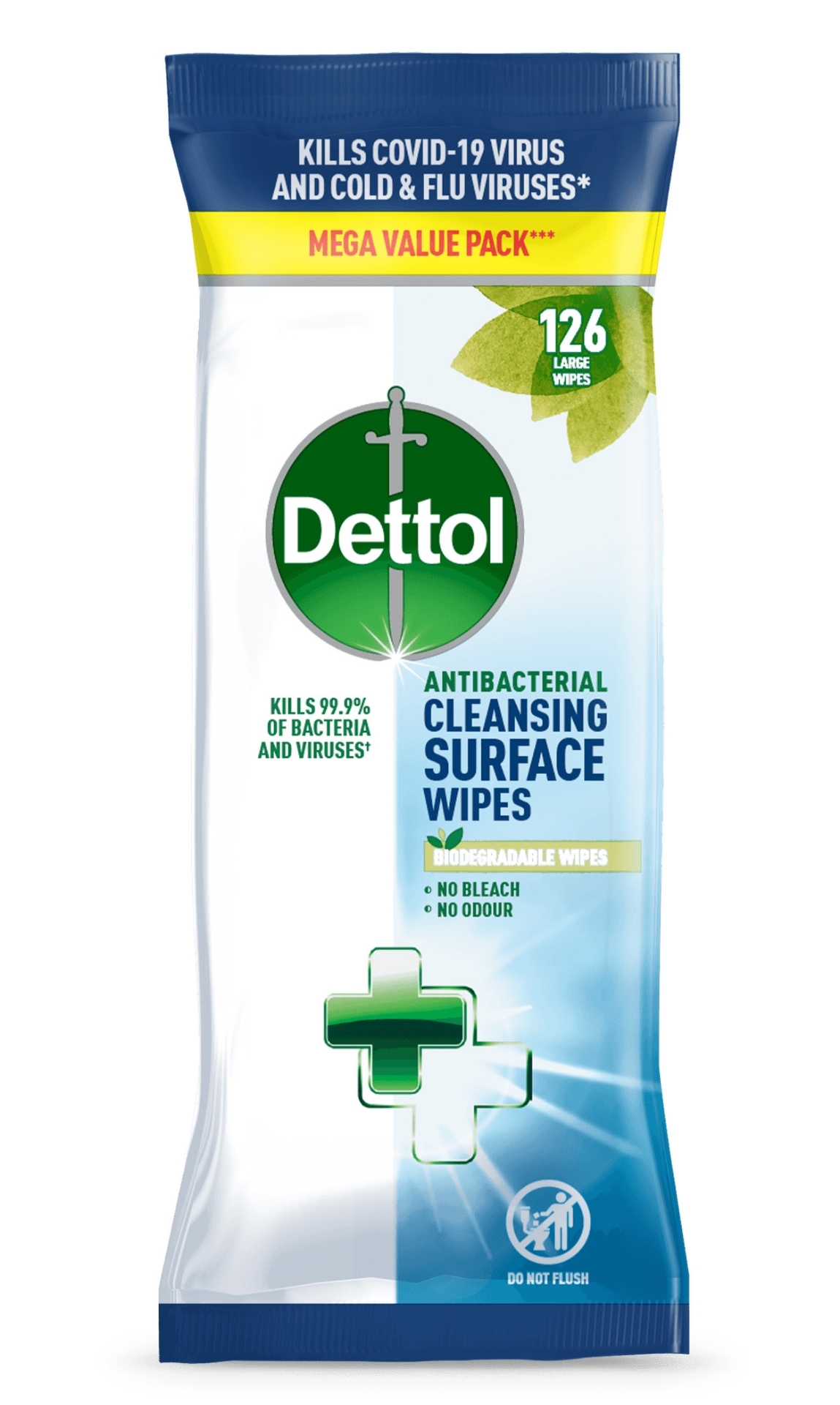 Picture of DETTOL SURFACE CLEANSING WIPES 126's (P)