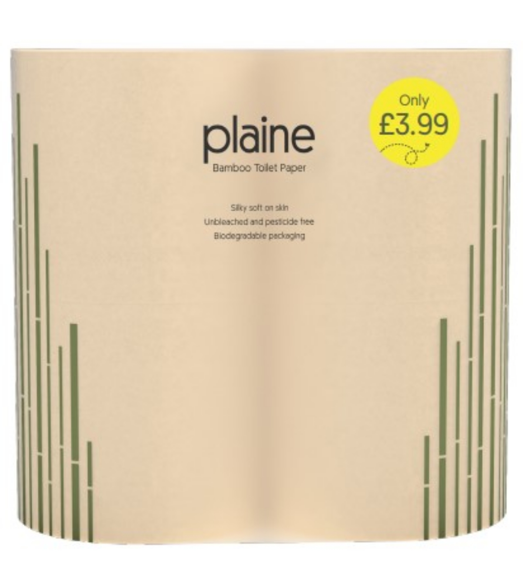 Picture of PLAINE BAMBOO - 3PLY TOILET ROLL 310shts pm3.99