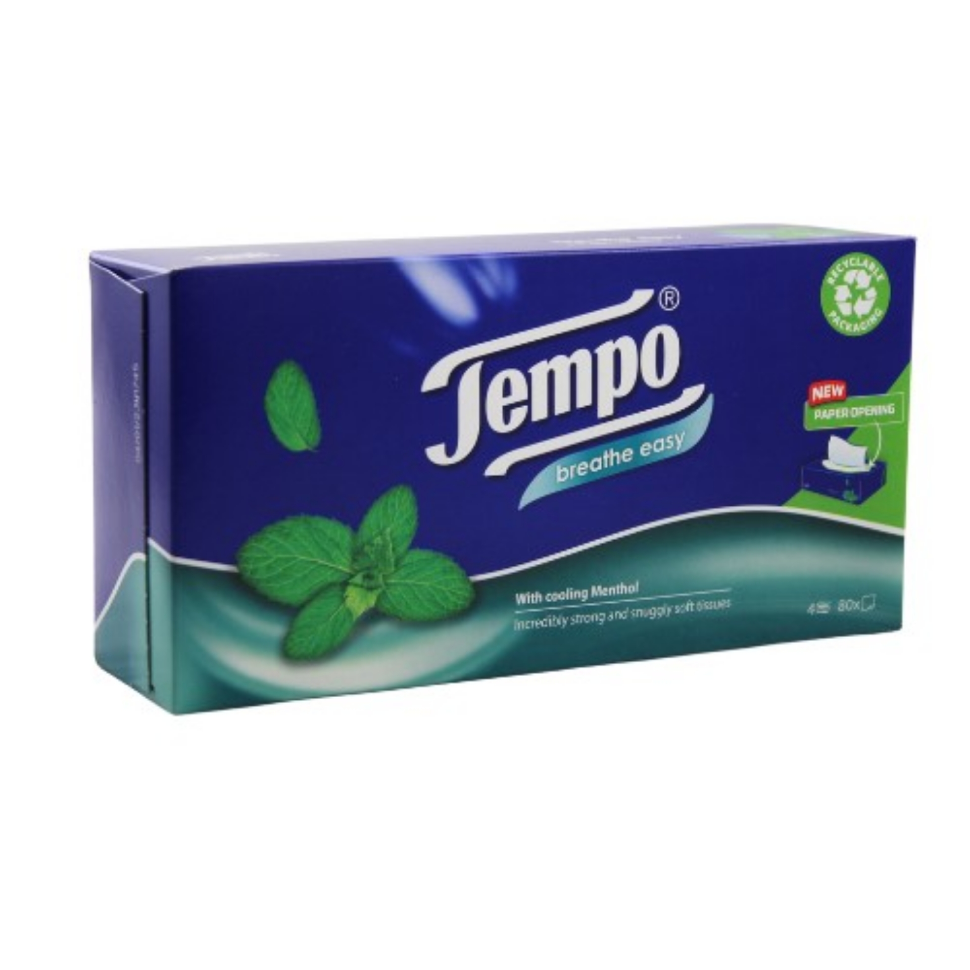Picture of TEMPO - REGULAR TISSUES MENTHOL 4ply 