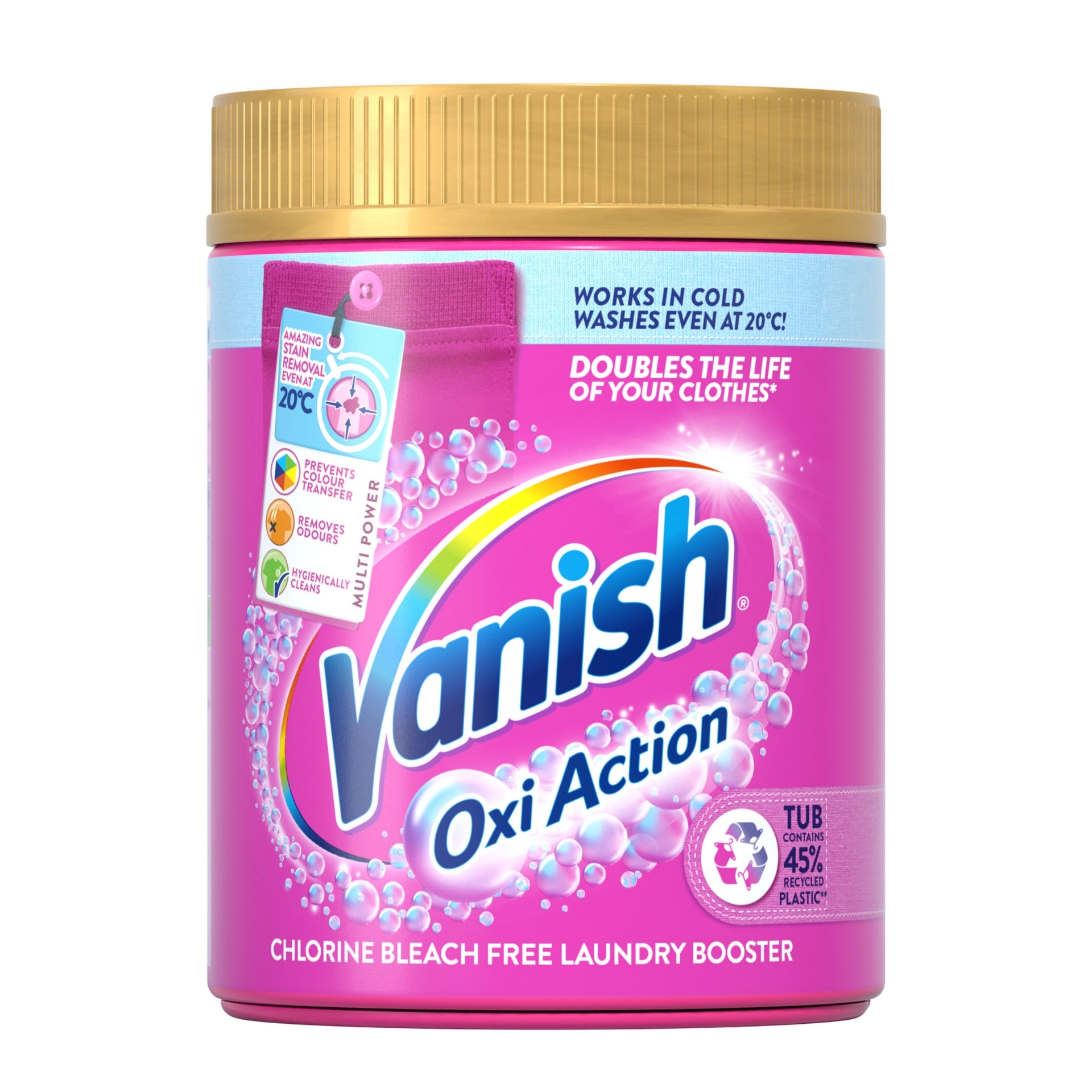 Picture of VANISH OXI ACTION GOLD POWDER PINK (wsl)