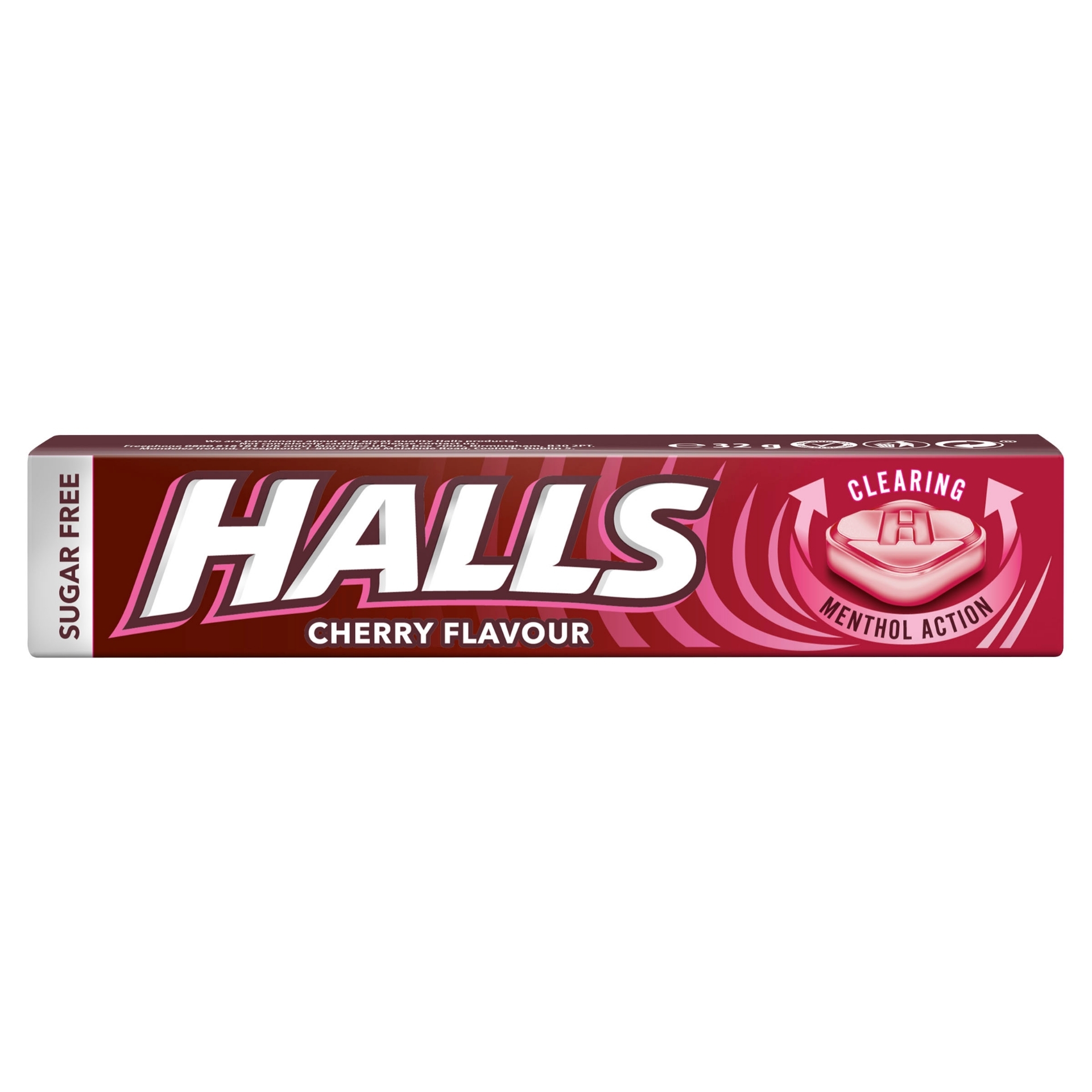 Picture of HALLS MENTHOL - CHERRY SUGAR FREE (wsl)  CO:PL