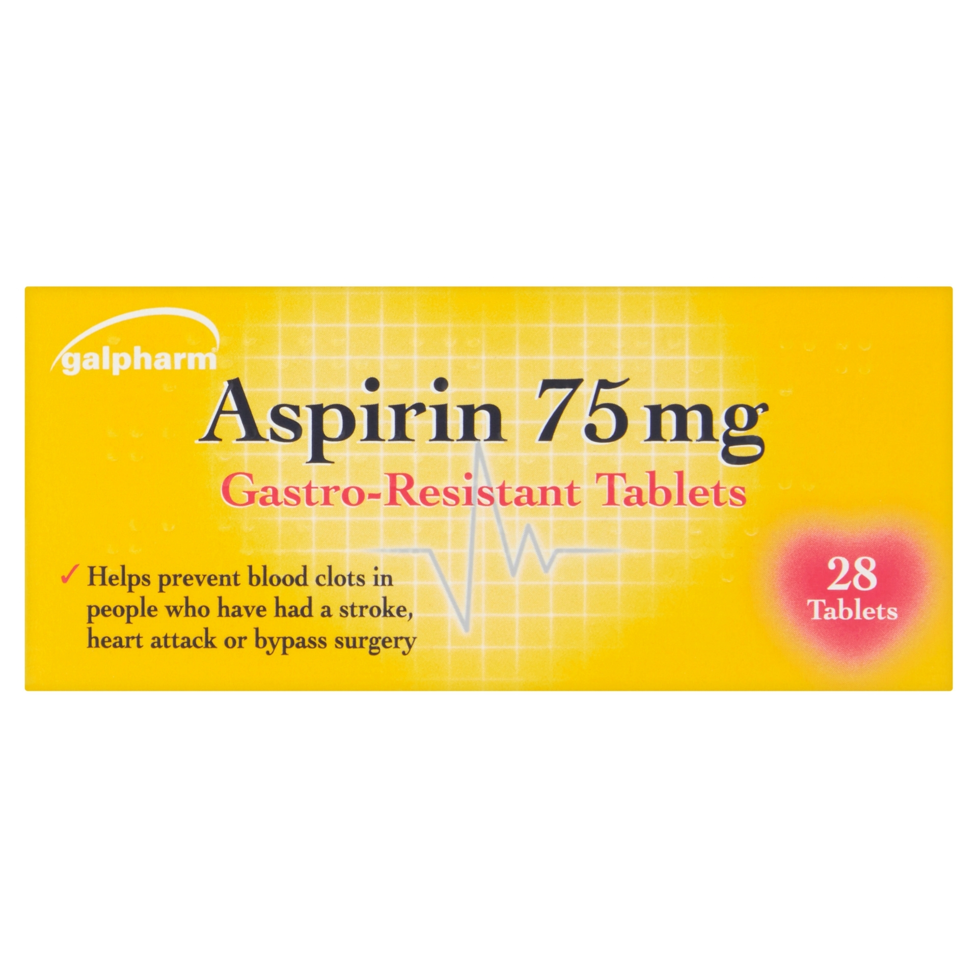 Picture of GALPHARM ASPIRIN 75mg TABS ^