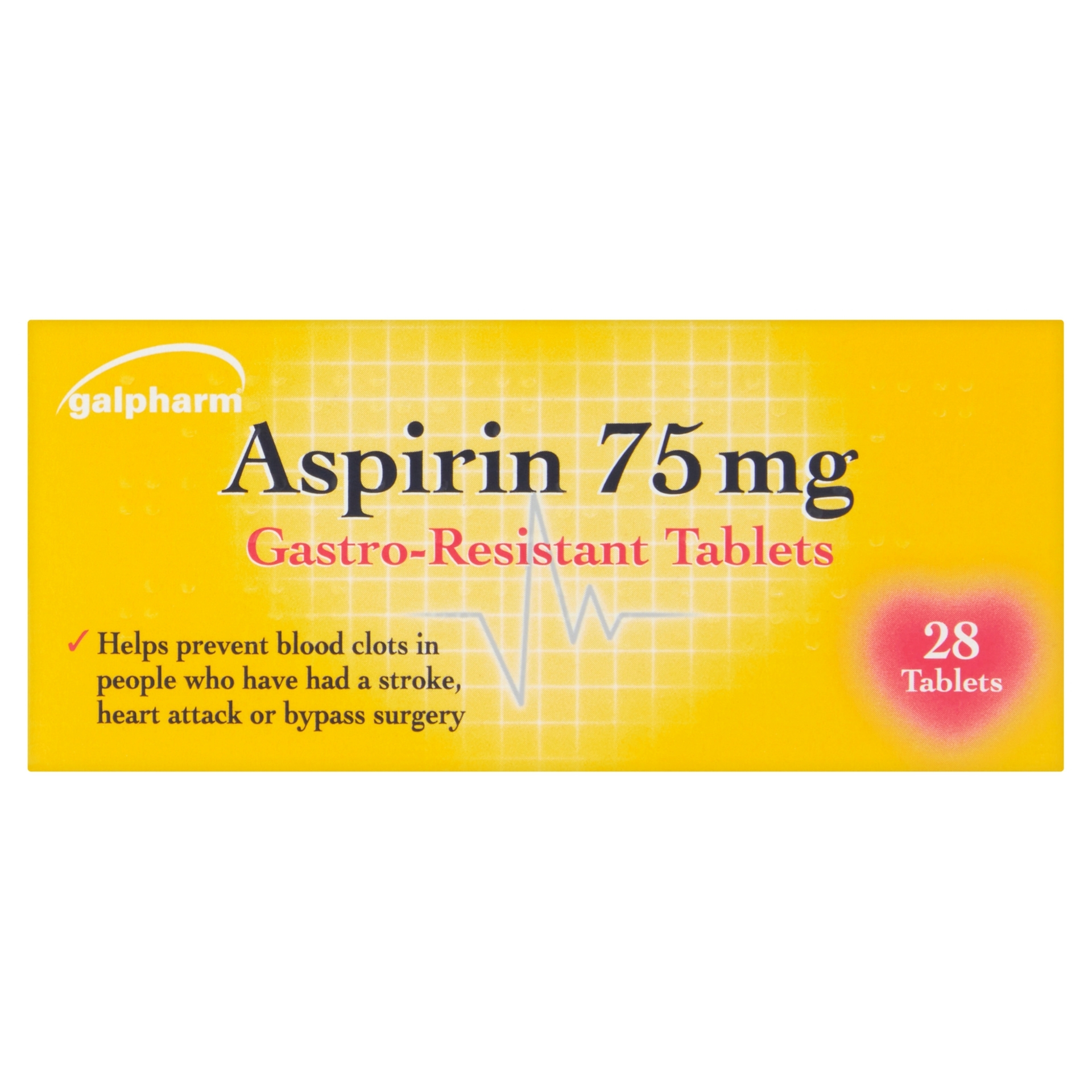 Picture of GALPHARM ASPIRIN 75mg TABS