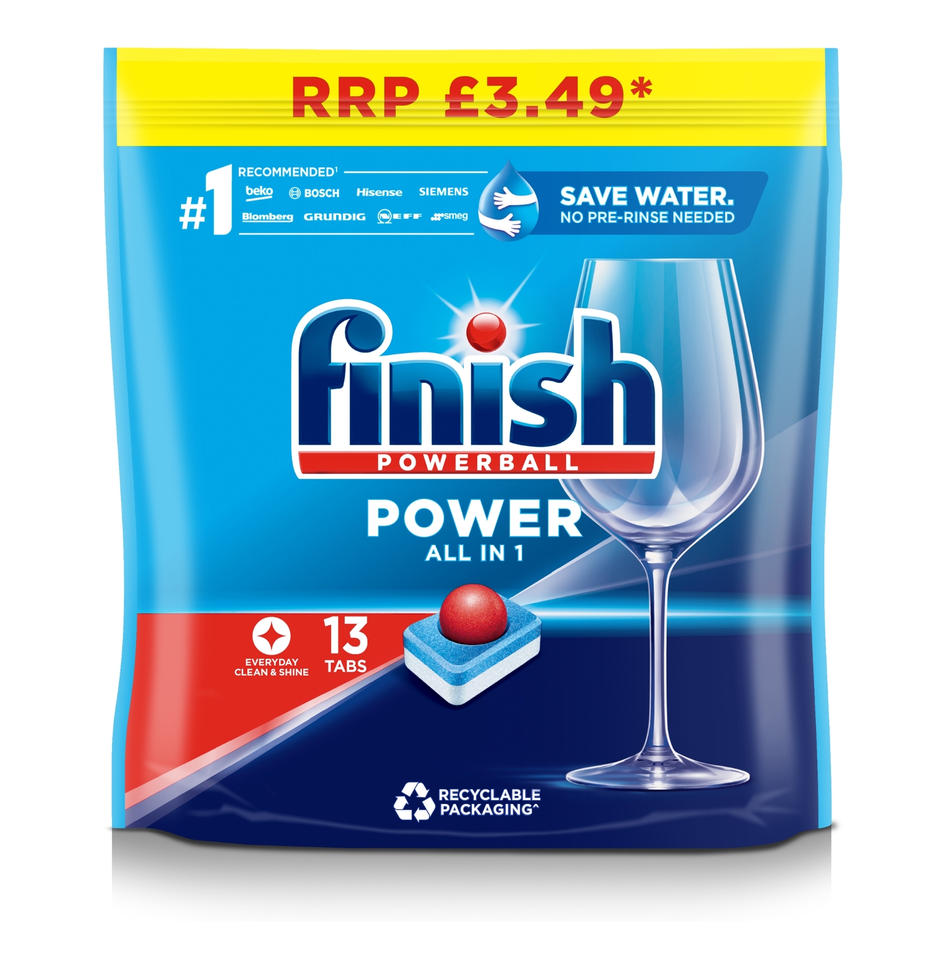 Picture of FINISH DISHWASHER TABS - POWER pm3.49 (wsl)