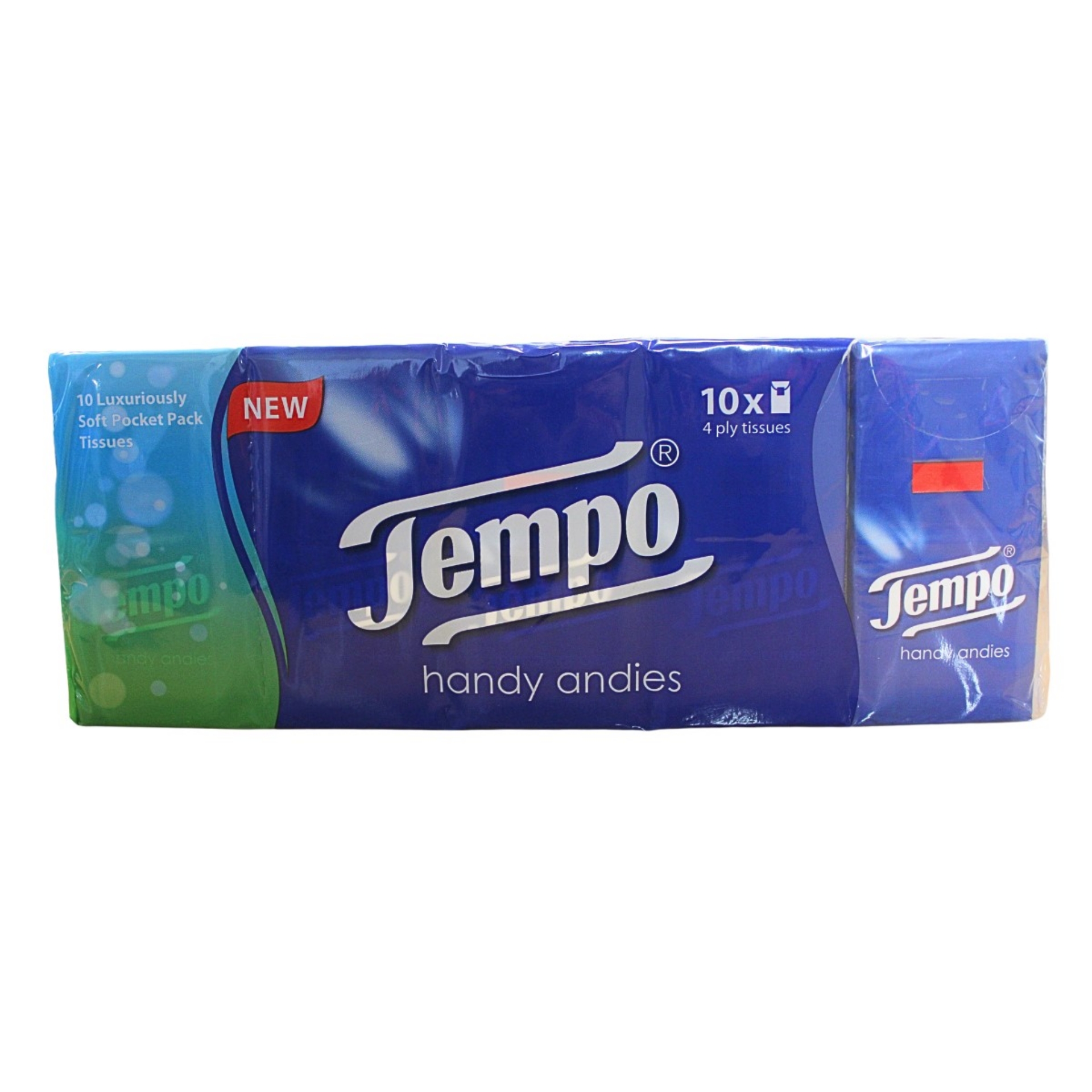 Picture of TEMPO HANDY ANDIES 4ply POCKET TISSUES 10's FSC