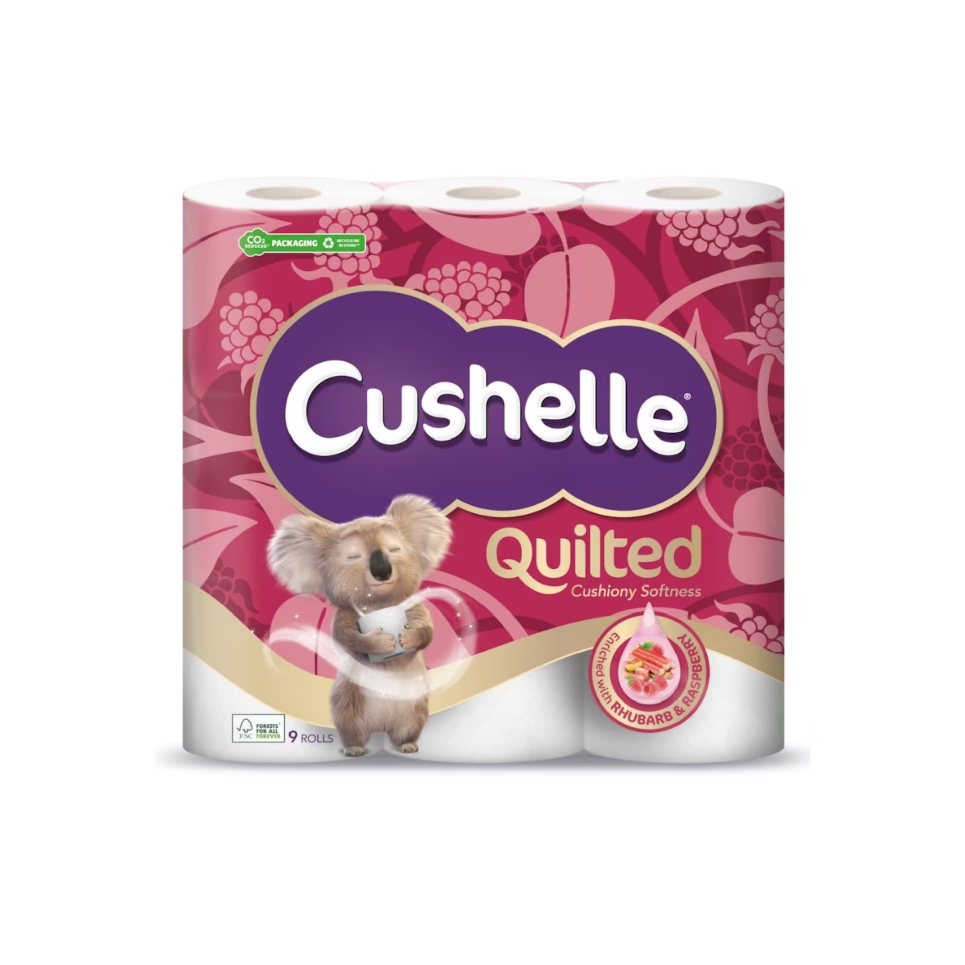 Picture of CUSHELLE ULTRA QUILT TOILET ROLL - RASP & RHU(c)