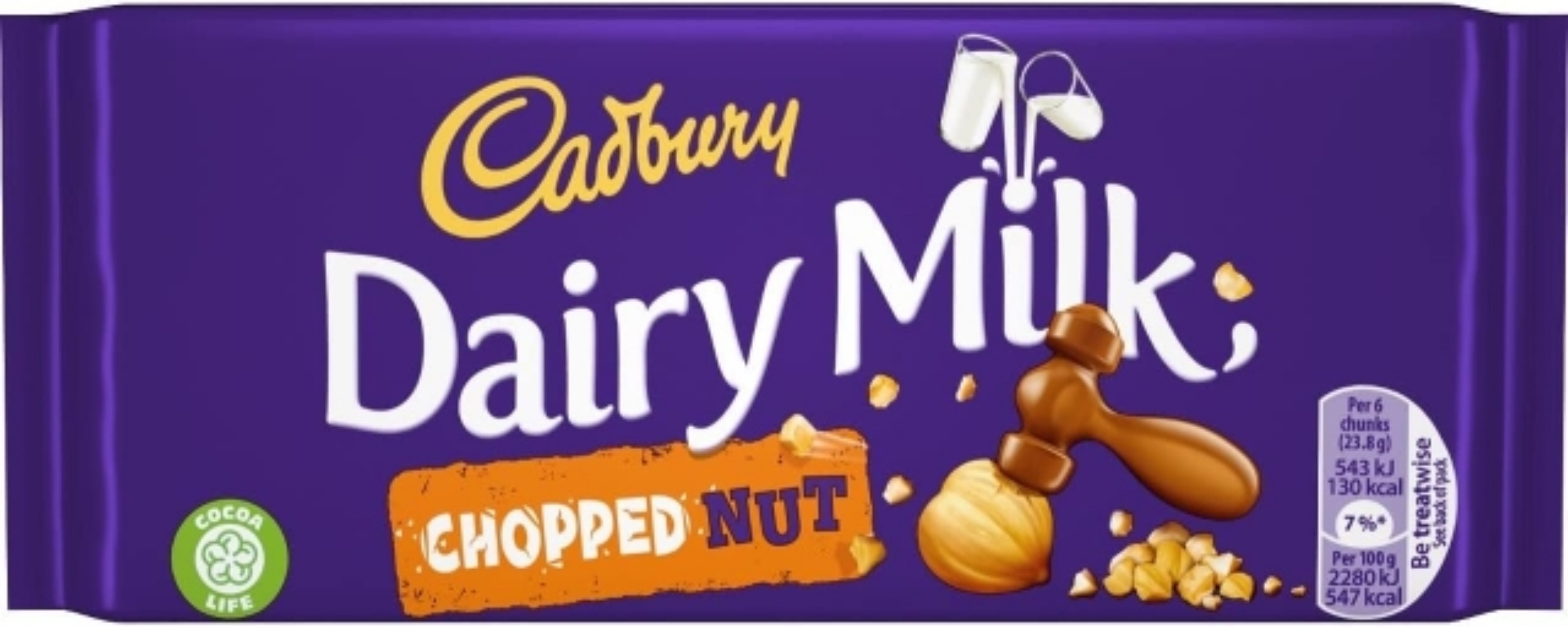 Picture of CADBURY - DAIRY MILK CHOPPED NUTS BLOCK pm1.35