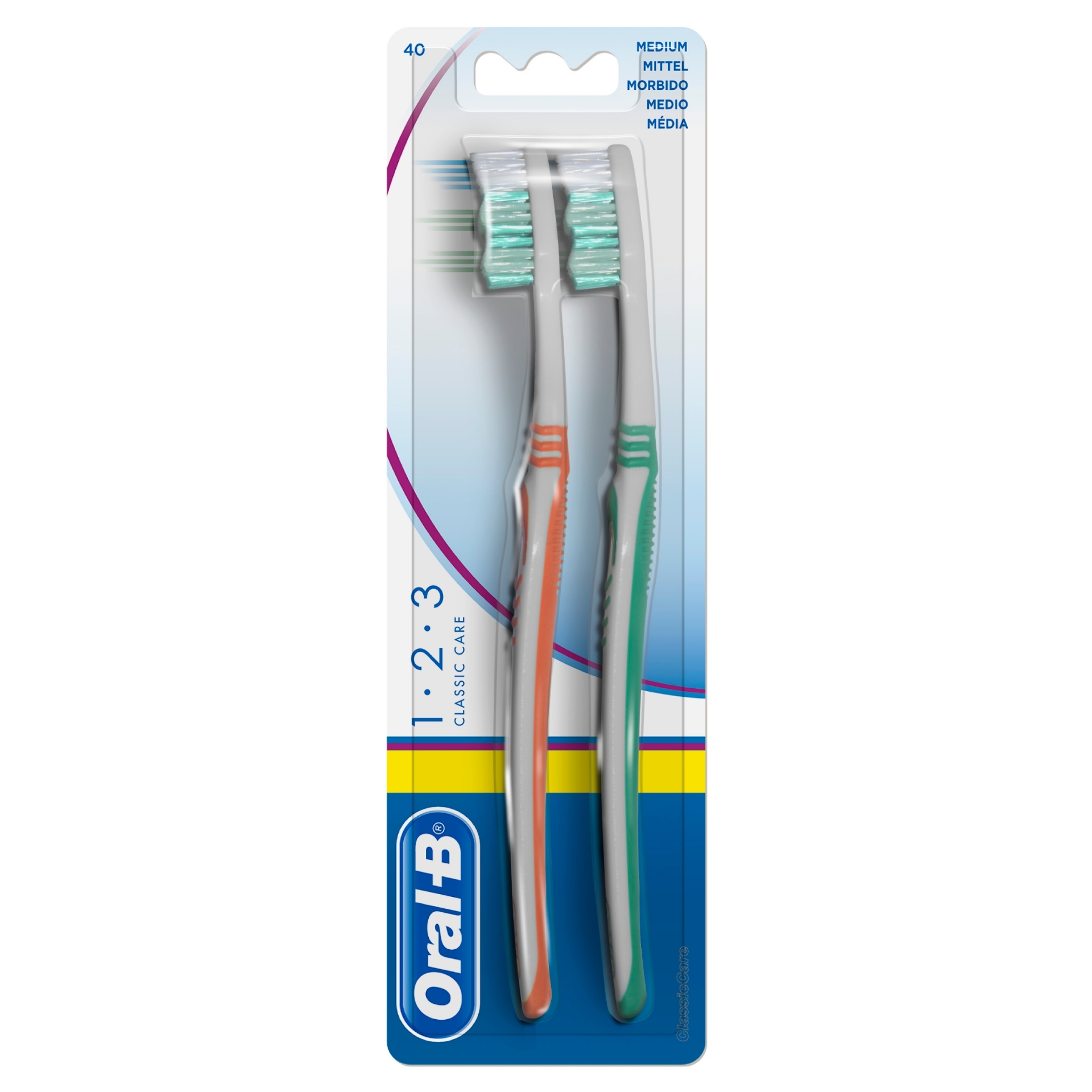 Picture of ORAL B TOOTHBRUSH - CLASSIC TWIN PACK