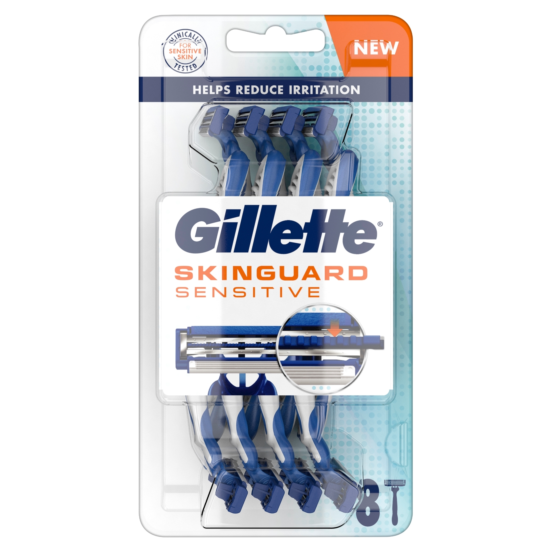 Picture of GILLETTE SENSITIVE DISPOSABLE RAZOR 8s (c)