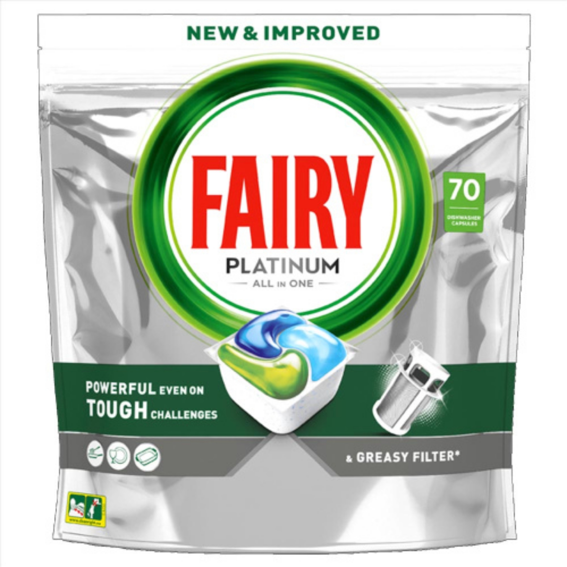 Picture of FAIRY PLATINUM DISHWASHER TABS - ORIGINAL (70w)