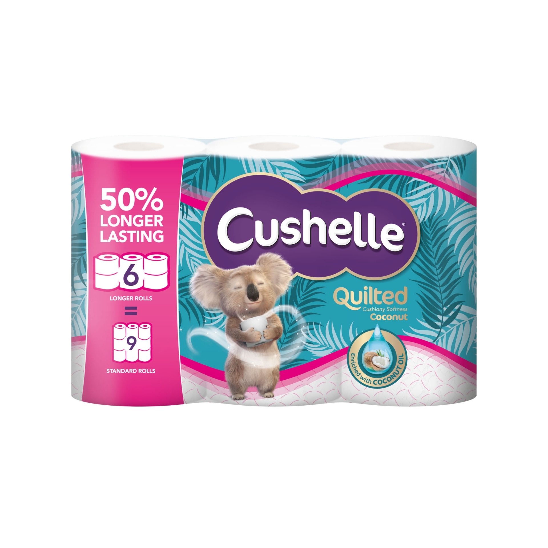 Picture of CUSHELLE QUILTED TOILET ROLL COCNT(6r=9r) 236Sht