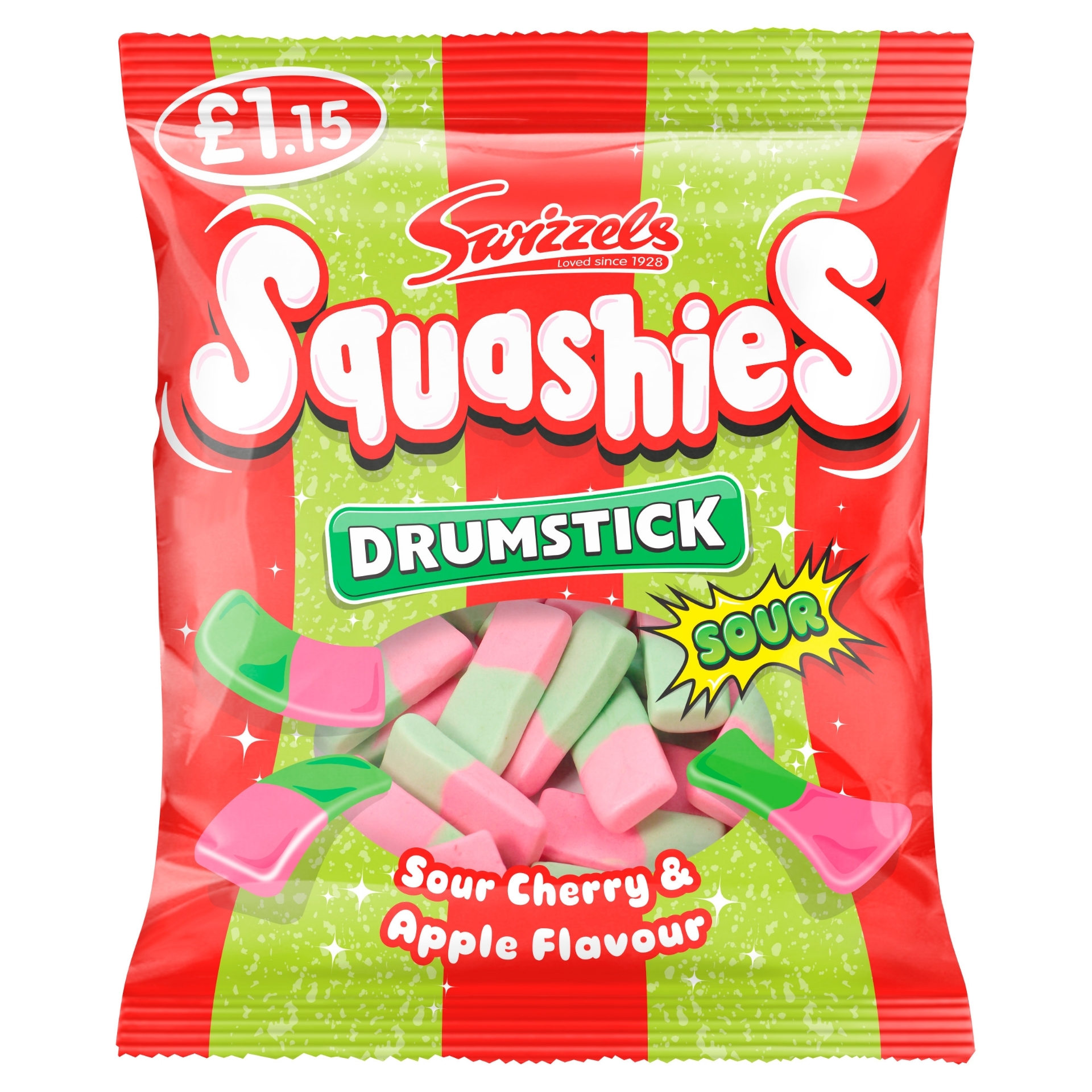 Picture of SWIZZELS SQUASHIES - SOUR CHERRY & APPLE pm1.15