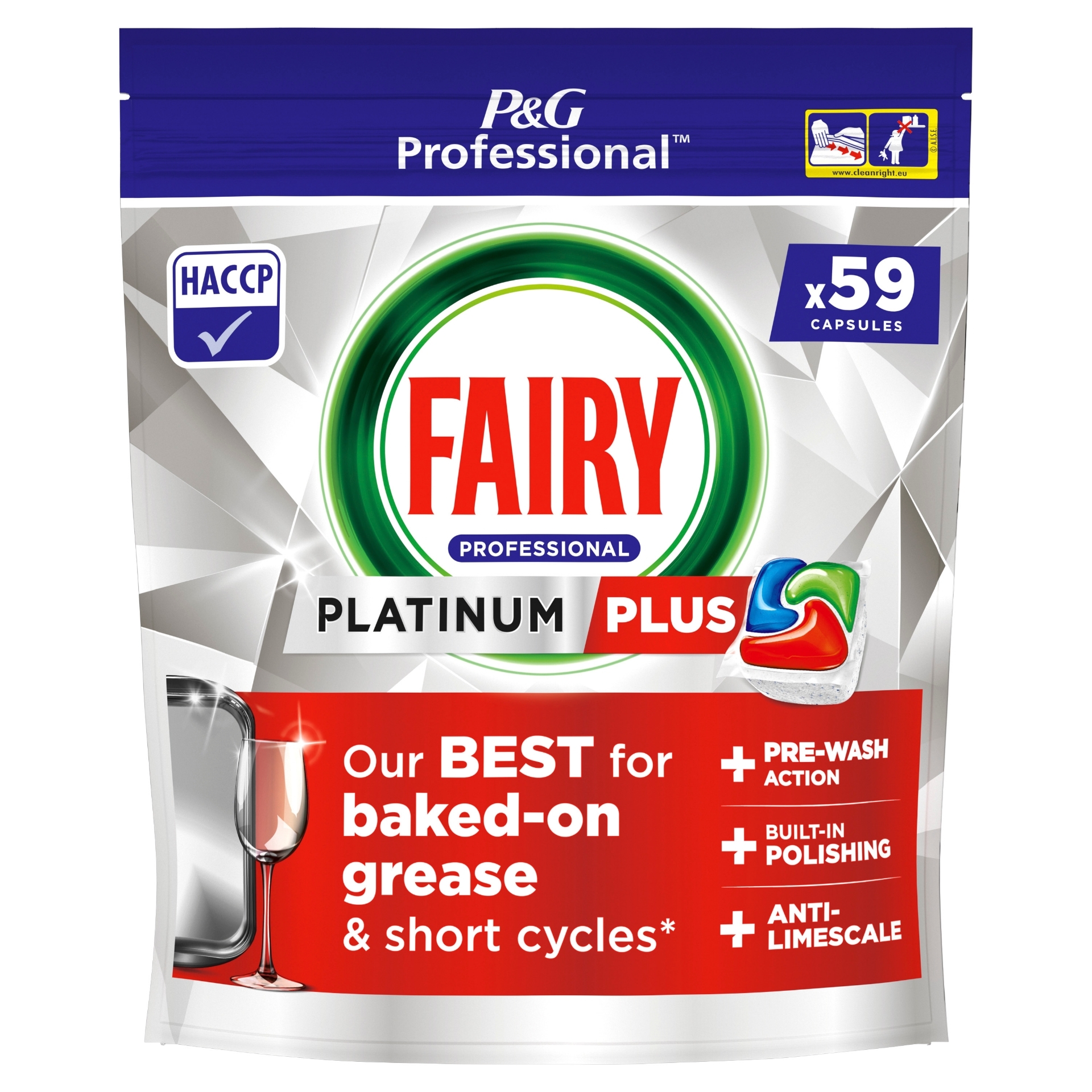 Picture of FAIRY DISHWASHER PLATINUM + TABS - ORIGINAL CO:BE^