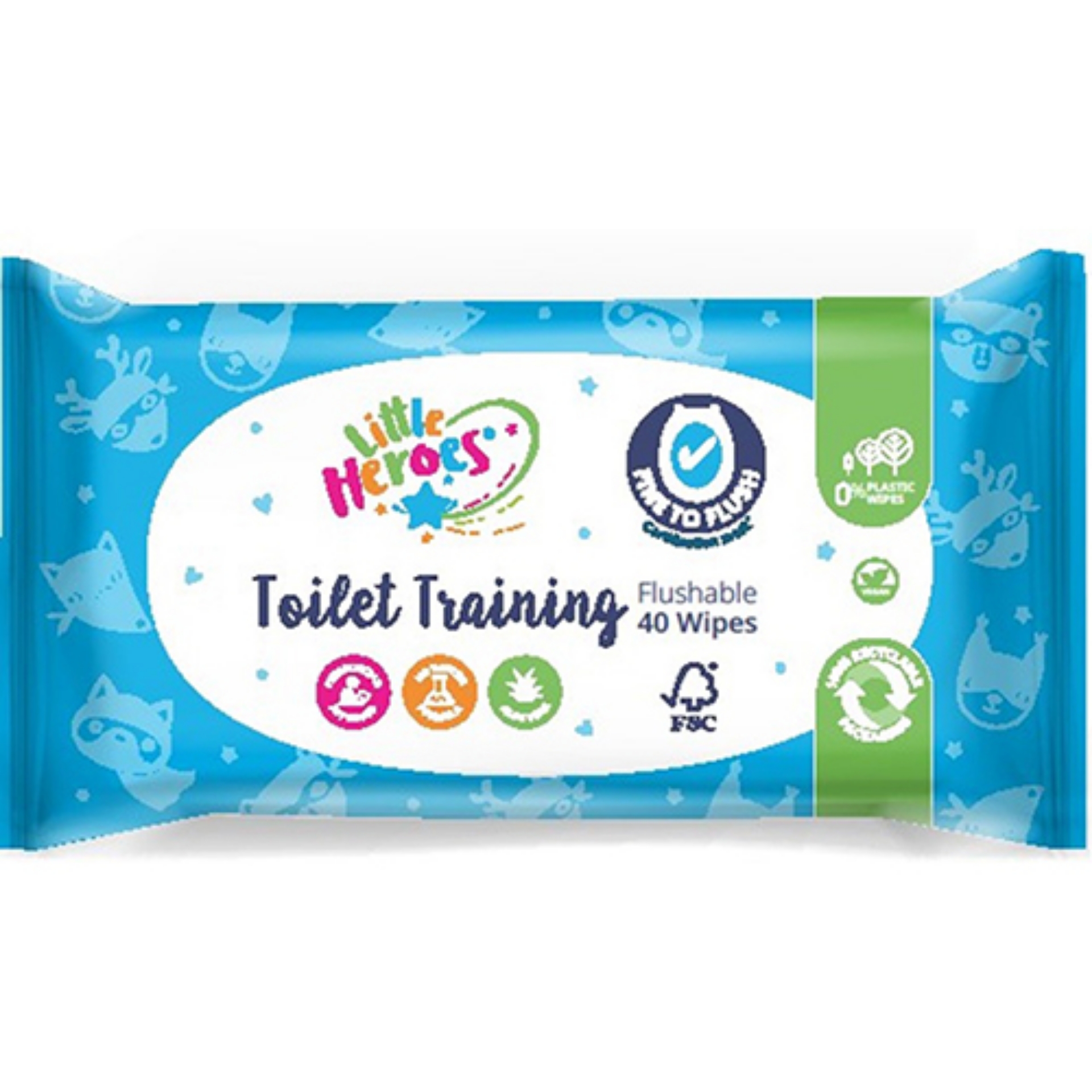Picture of LITTLE HEROES TOILET TRAINING WIPES FSC (LHTT)
