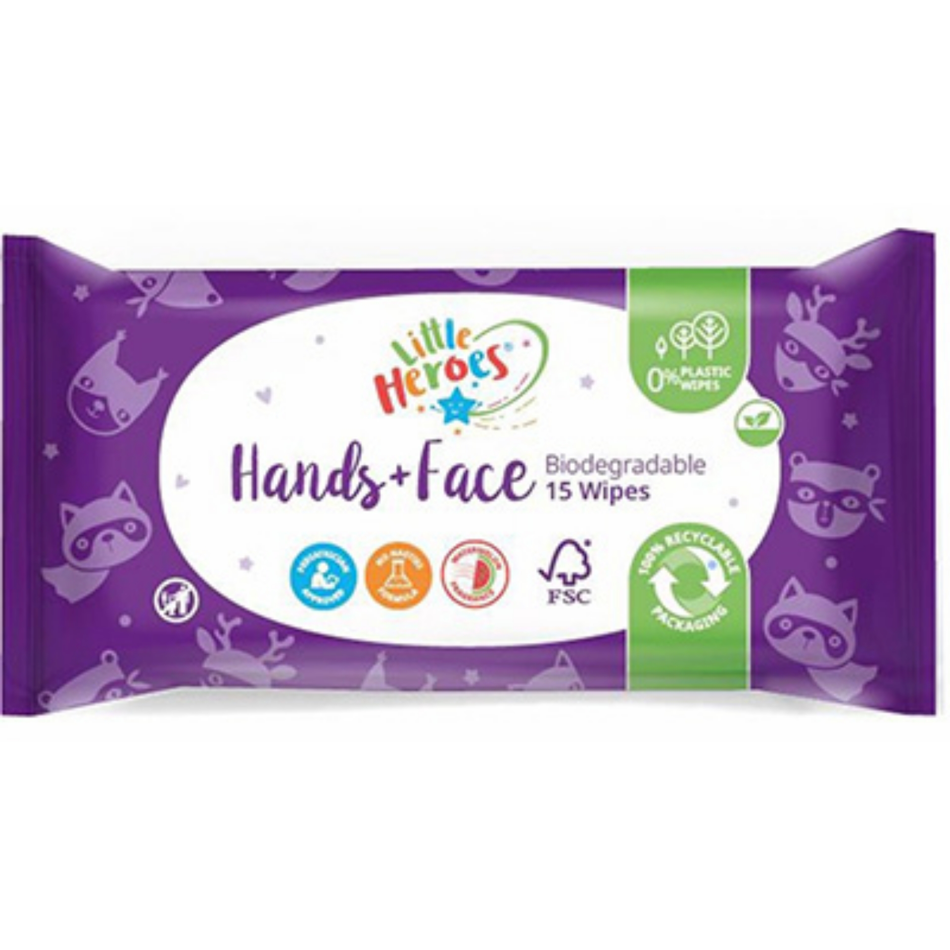 Picture of LITTLE HEROES HANDS & FACE BIOD WIPES(LHHF) 