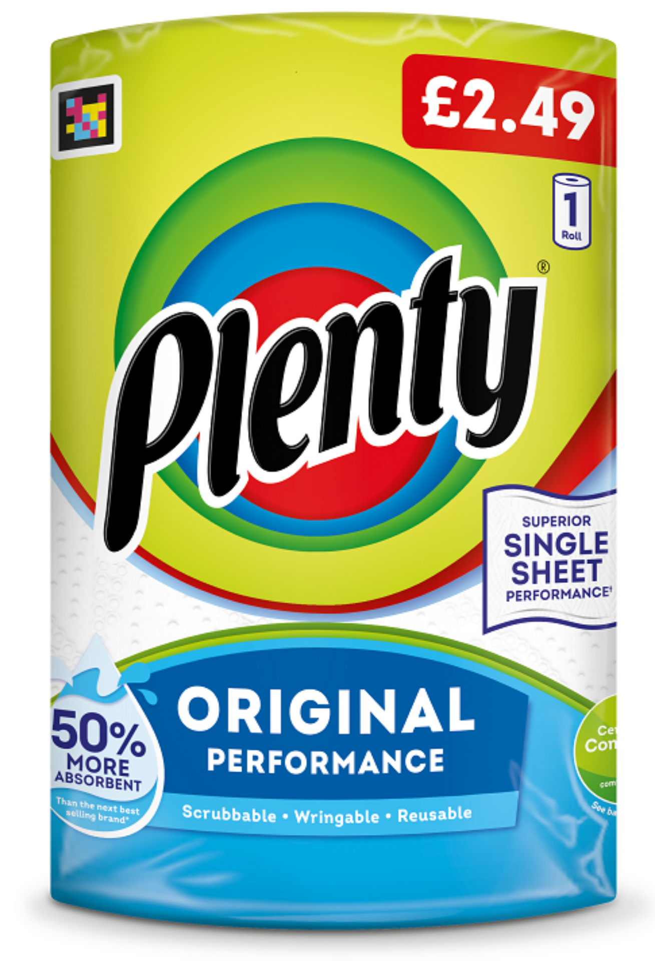 Picture of PLENTY ORIGINAL KITCHEN TOWEL (100sht) pm2.49^