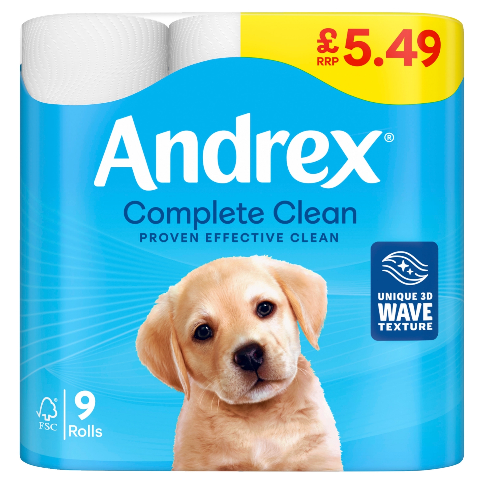 Picture of ANDREX TOILET ROLL COMP CLEAN pm5.49 190Shts FSC