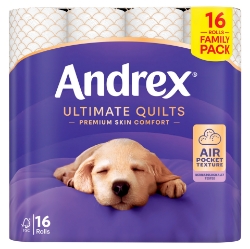Picture of ANDREX TOILET ROLL ULT QUILTS 3Ply 155Shts FSC