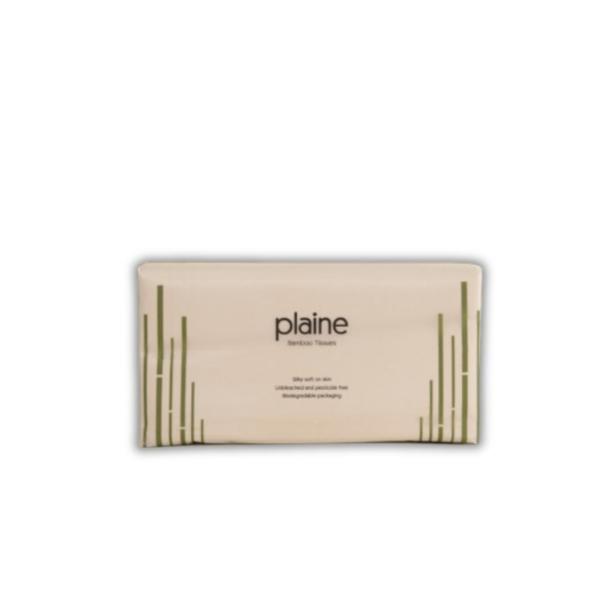 Picture of PLAINE BAMBOO - 3PLY TISSUES UNBLEACHED *singles*