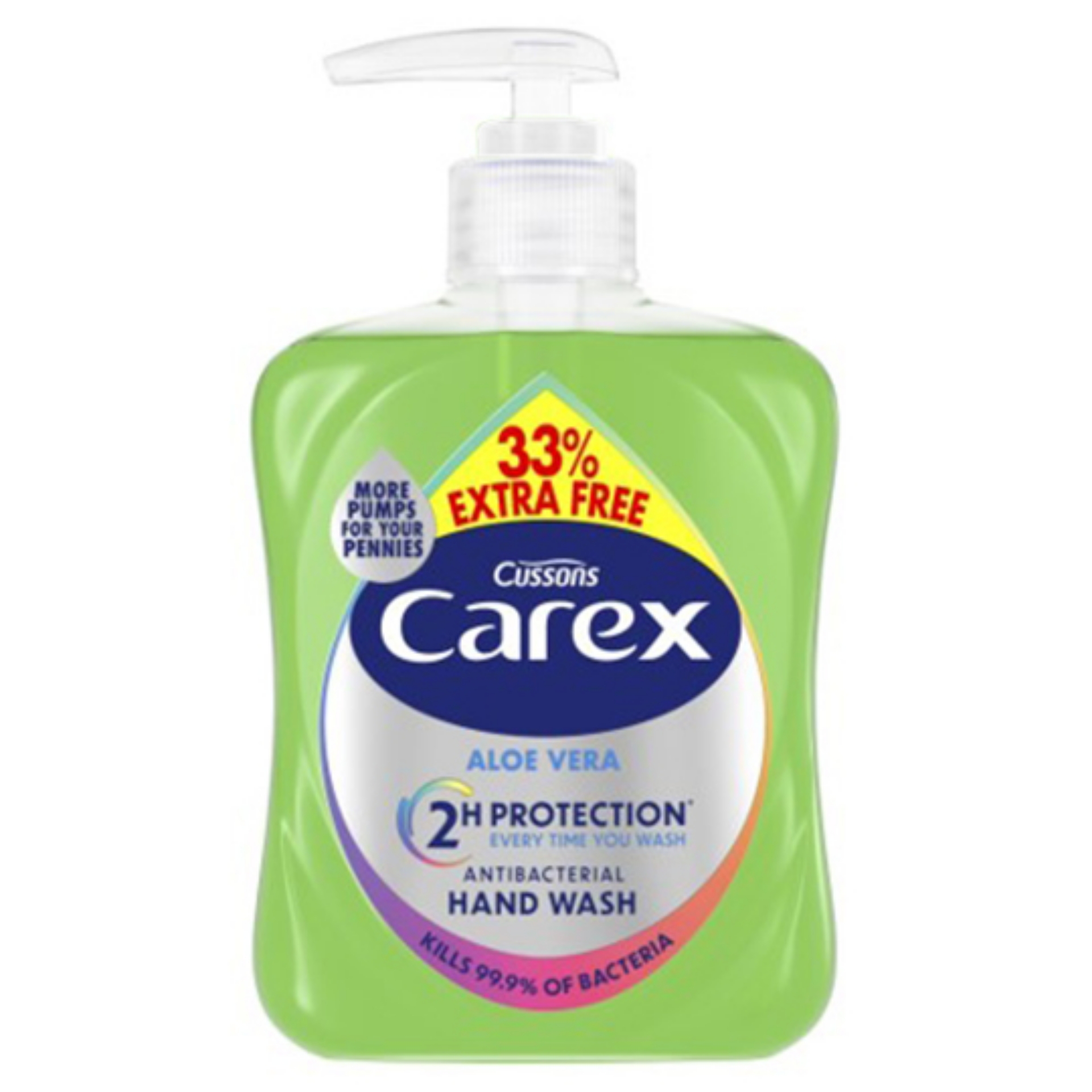 Picture of CAREX HANDWASH - ALOE VERA 250ML +33% EXTRA (wsl)