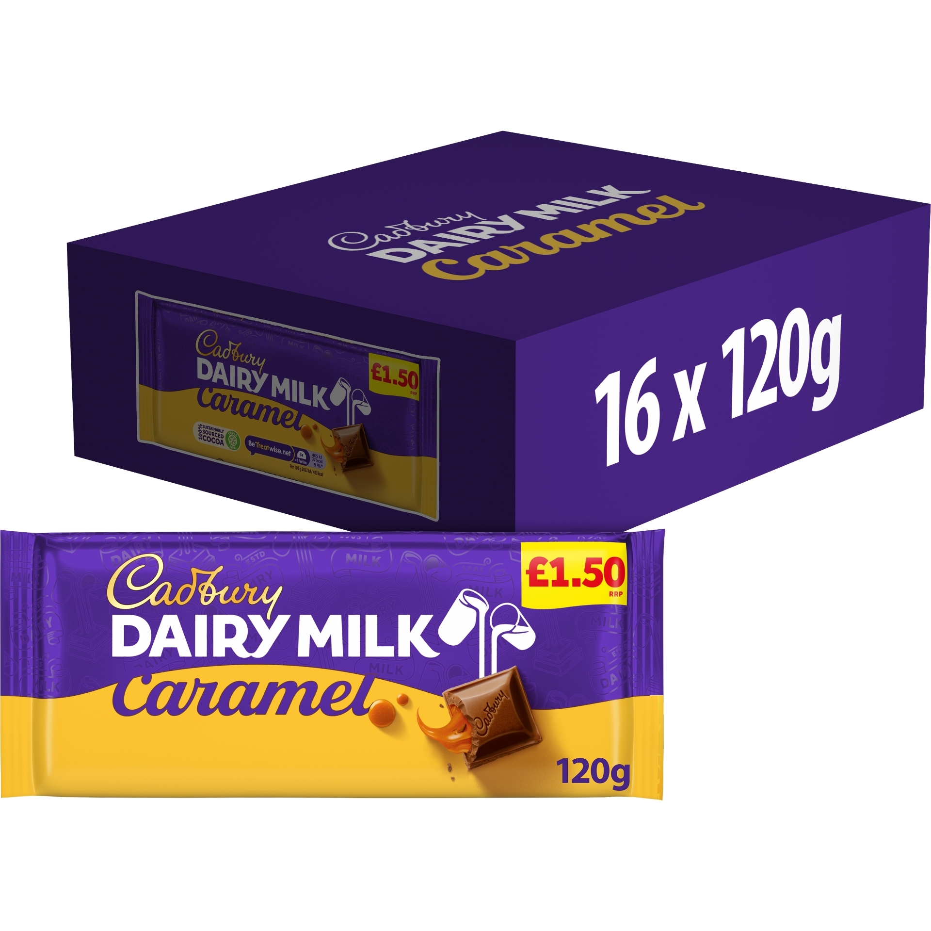 Picture of CADBURY - DAIRY MILK CARAMEL BLOCK pm1.50