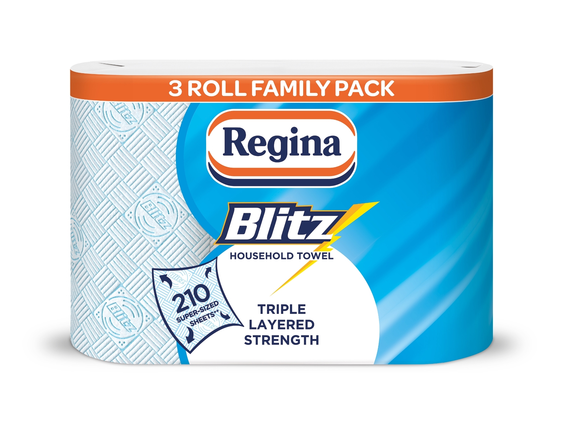 Picture of REGINA BLITZ KITCHEN TOWEL 3ply  210sht FSC