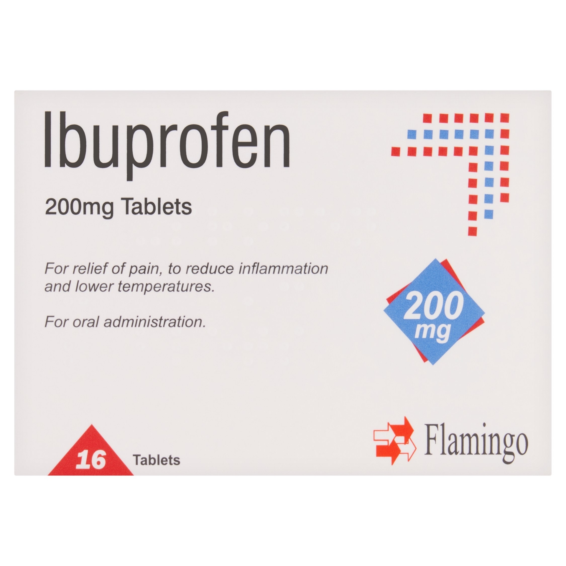 Picture of FLAMINGO IBUPROFEN TABLETS 200mg 