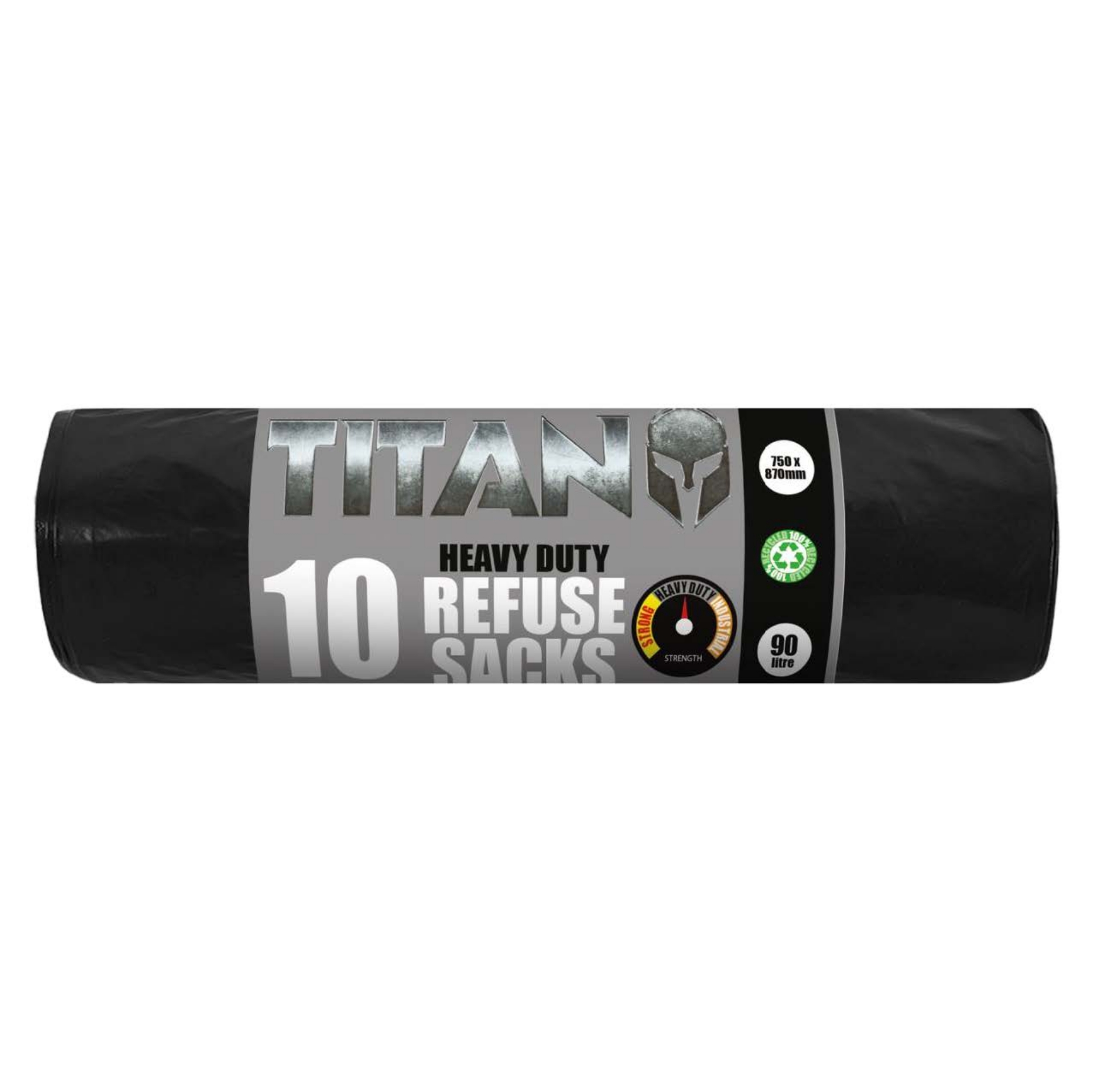 Picture of TITAN HEAVY DUTY BIN BAG/REFUSE 90L (RB2) CO:TR