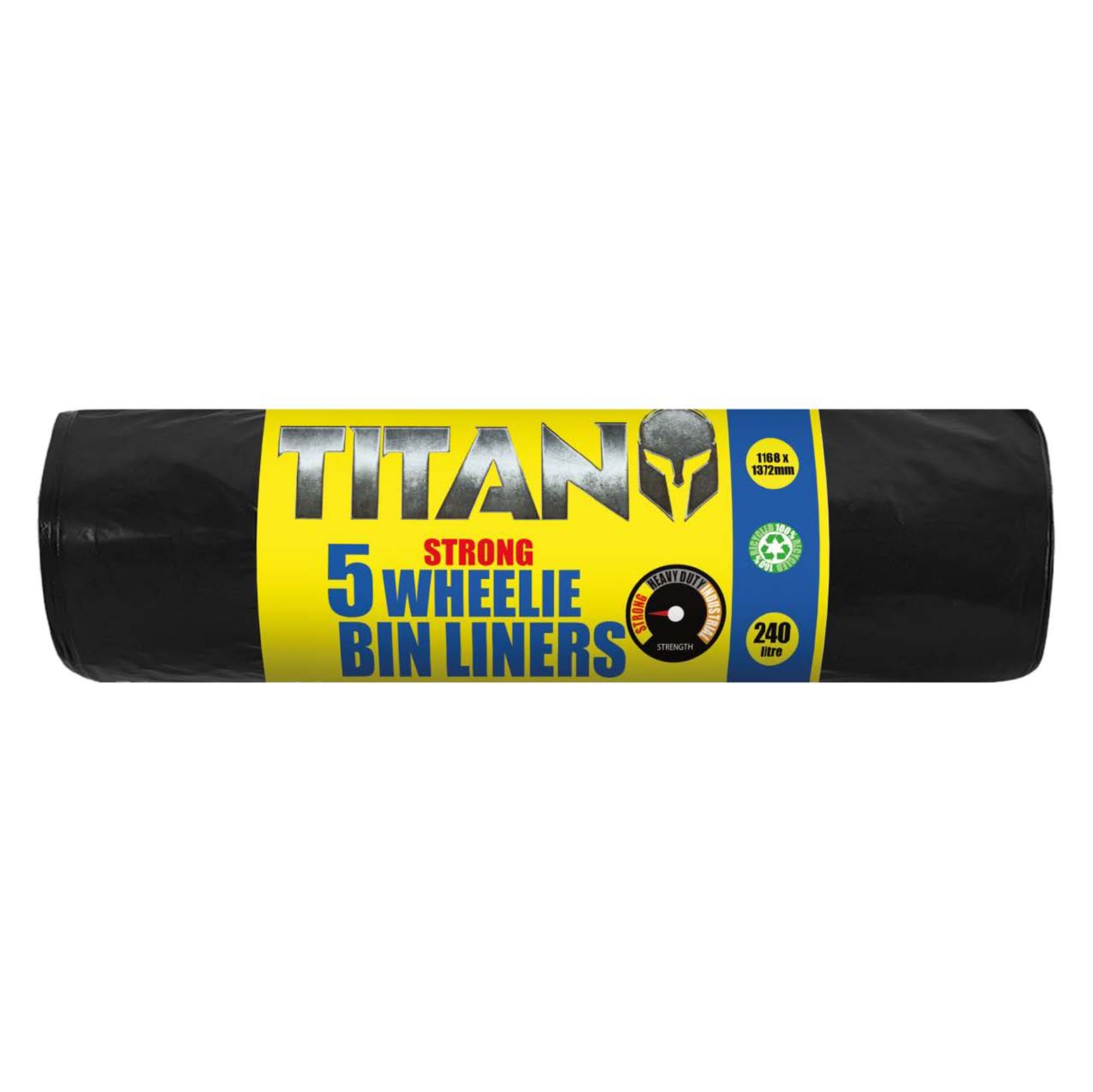 Picture of TITAN WHEELIE BIN LINER 240L (RB7) CO:TR (P)