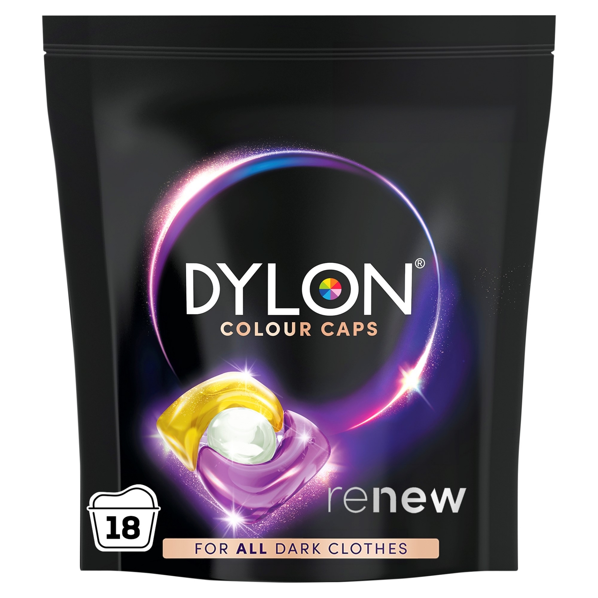 Picture of DYLON DETERGENT DARK COLOUR CAPS 18w CO:DE