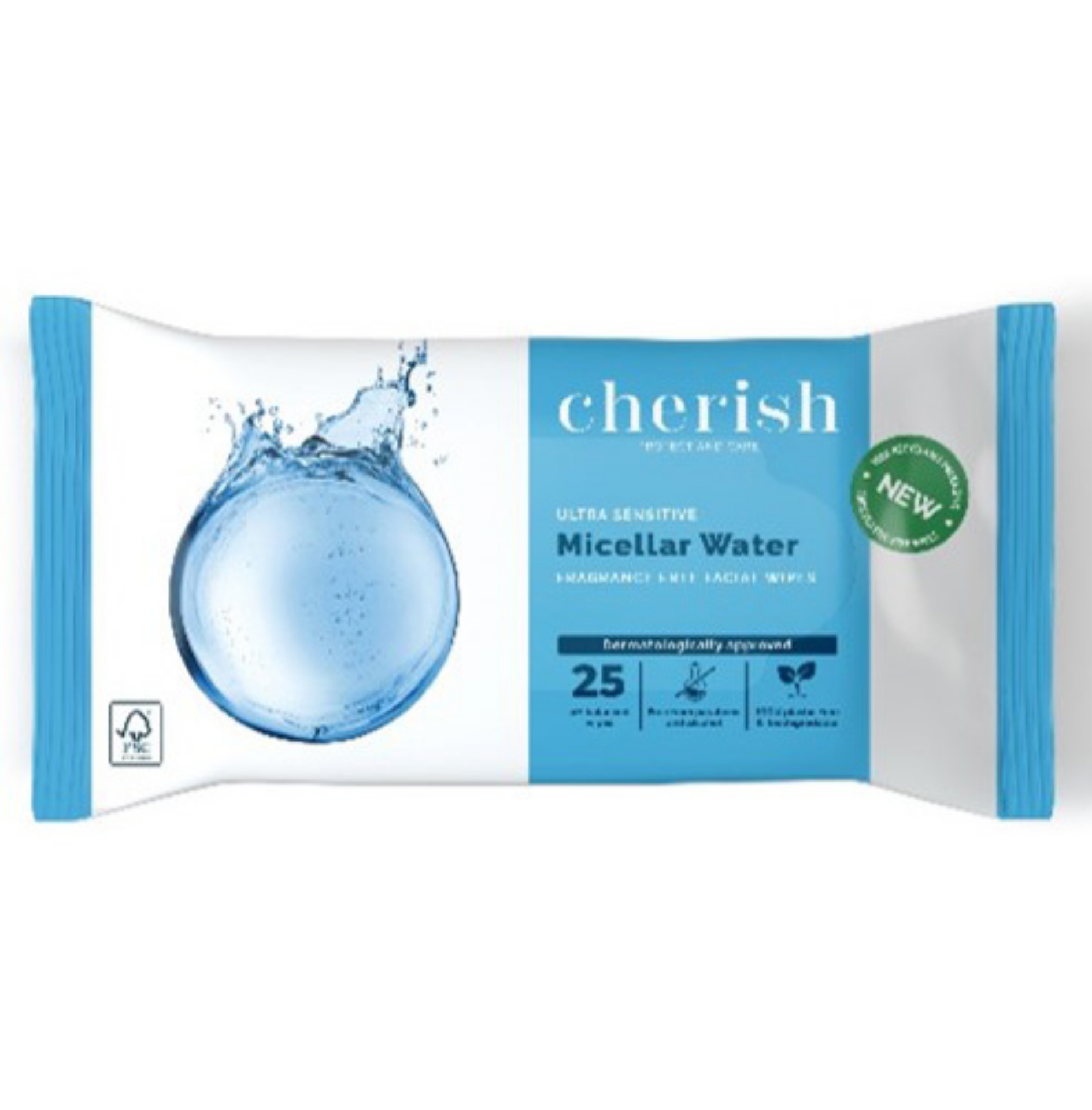 Picture of CHERISH - MICELLAR FACIAL WIPES BIODGRDBL(CHMWB)