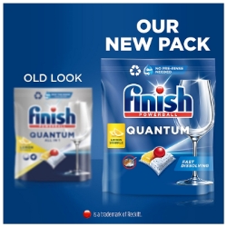 Picture of FINISH DISHWASHER TABS - QUANTUM LEMON CO:PL 