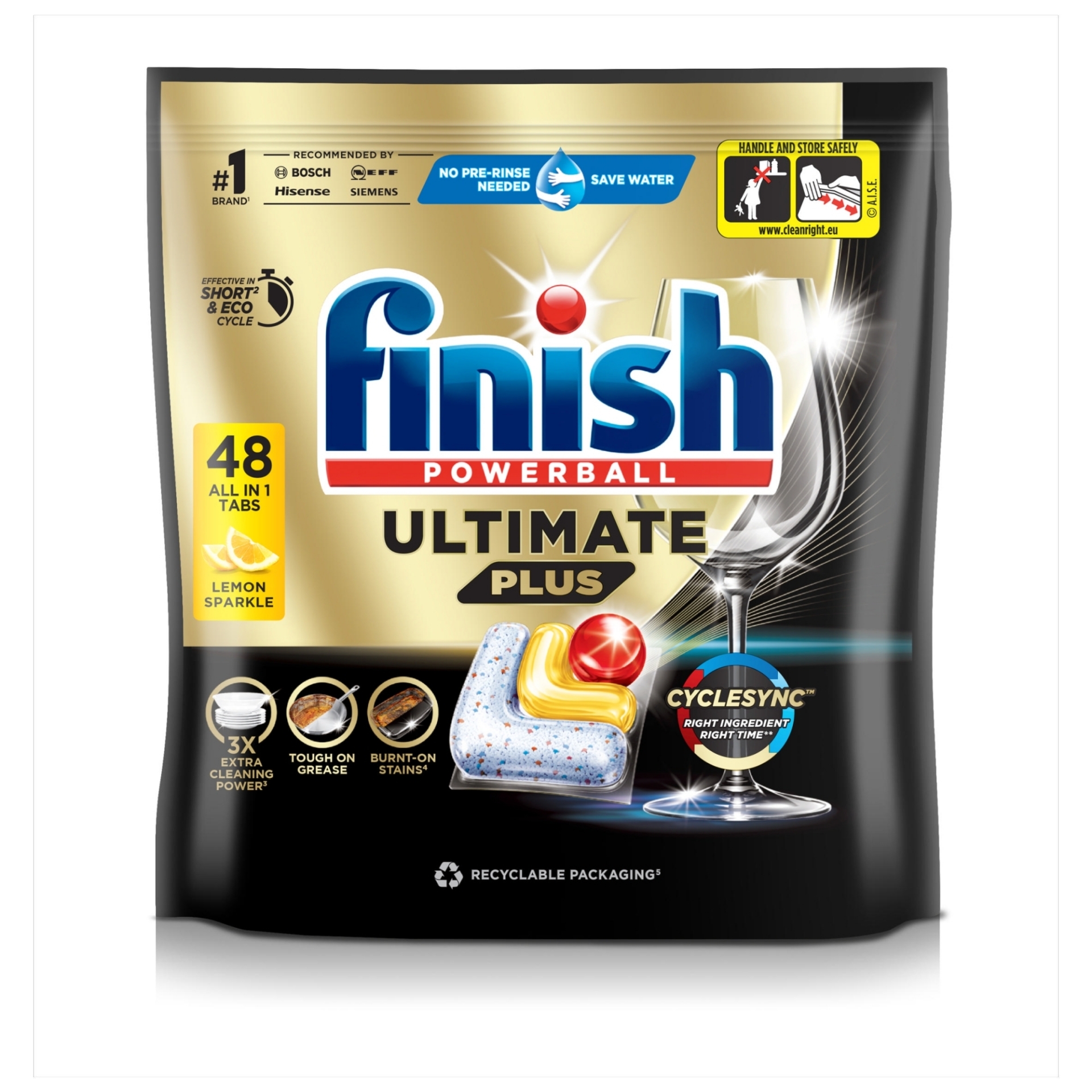 Picture of FINISH DISHWASHER TABS - ULTIMATE PLUS LEMON CO:PL
