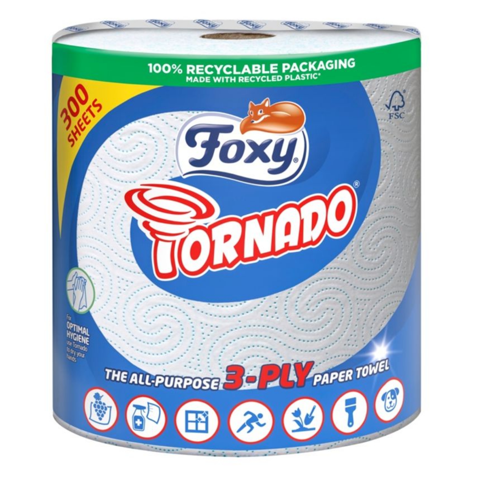 Picture of FOXY TORNADO - KITCHEN TOWEL 3ply (300sht) uk