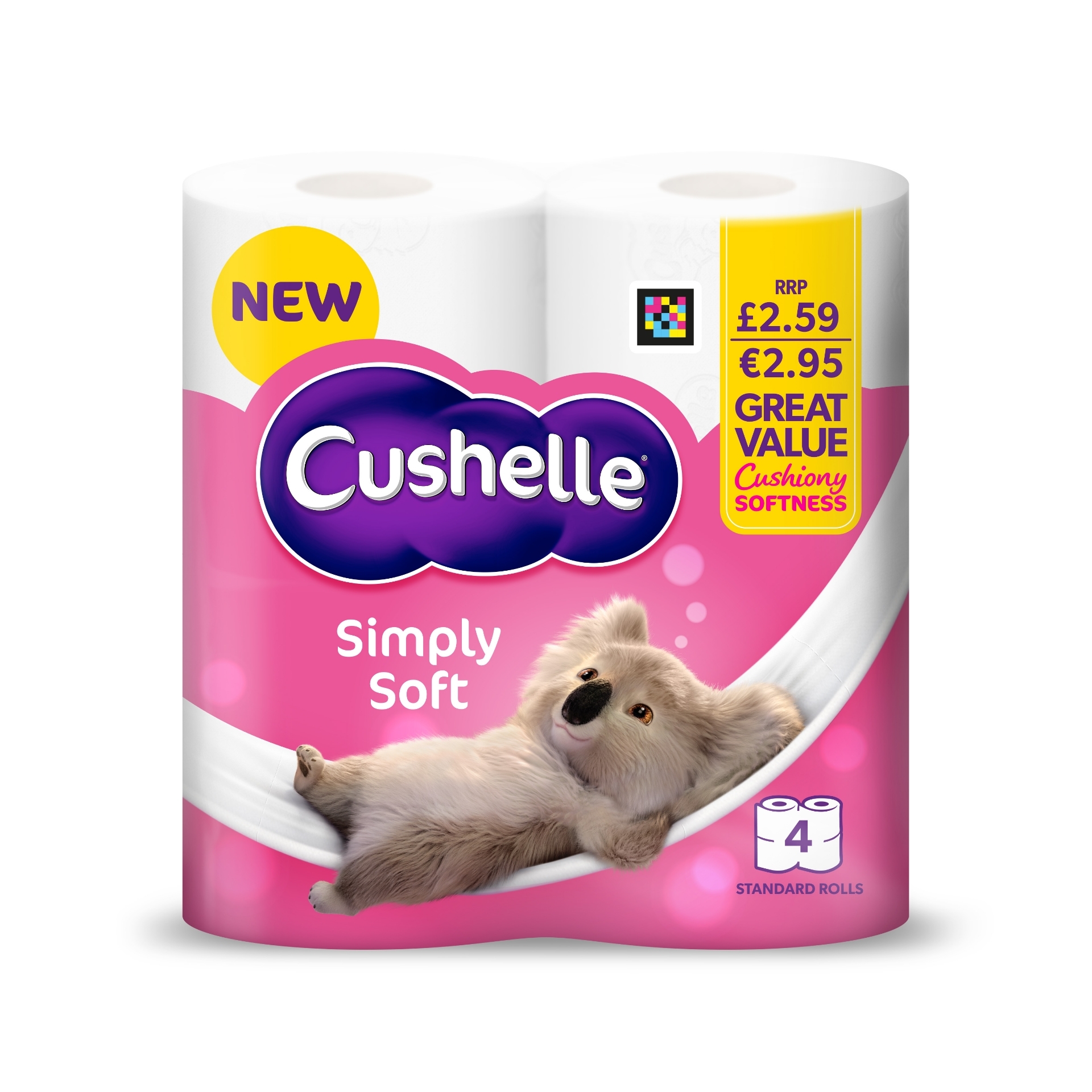 Picture of CUSHELLE SIMPLY SOFT - TOILET ROLL(170sht) pm2.59