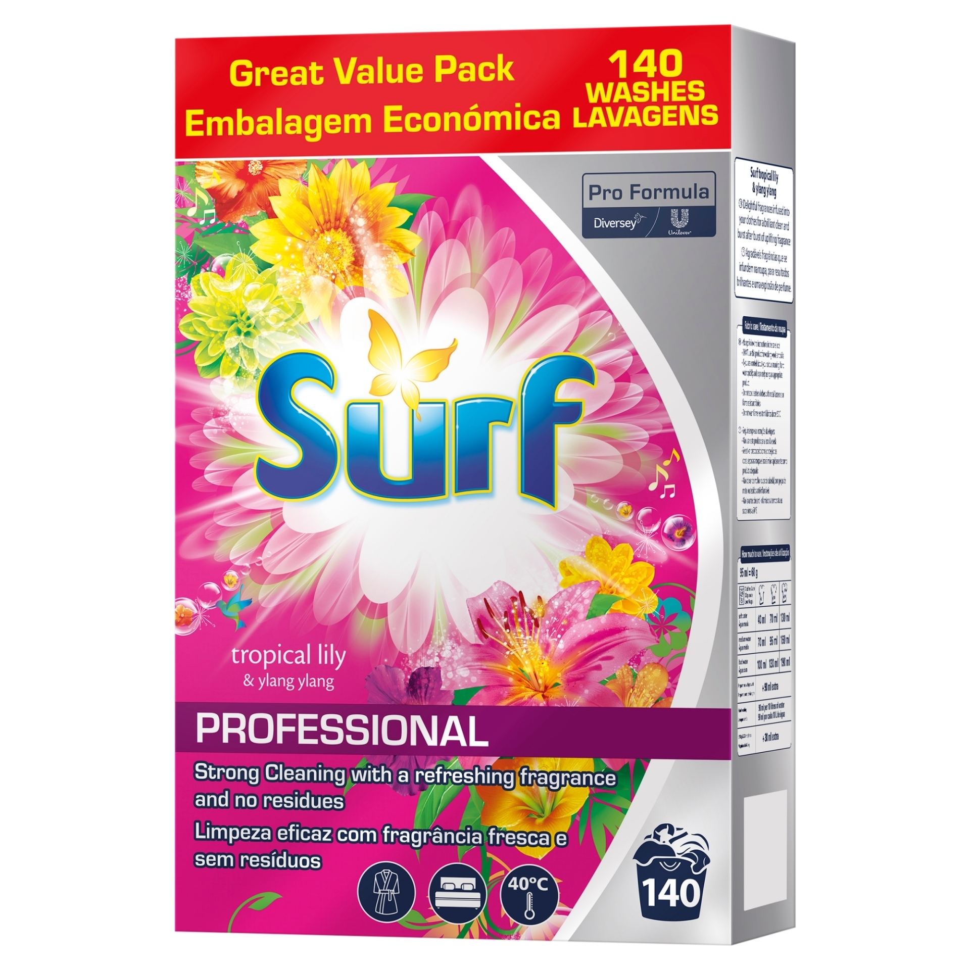 Picture of SURF WASHING POWDER TROPICAL & YLANG 140w (P)