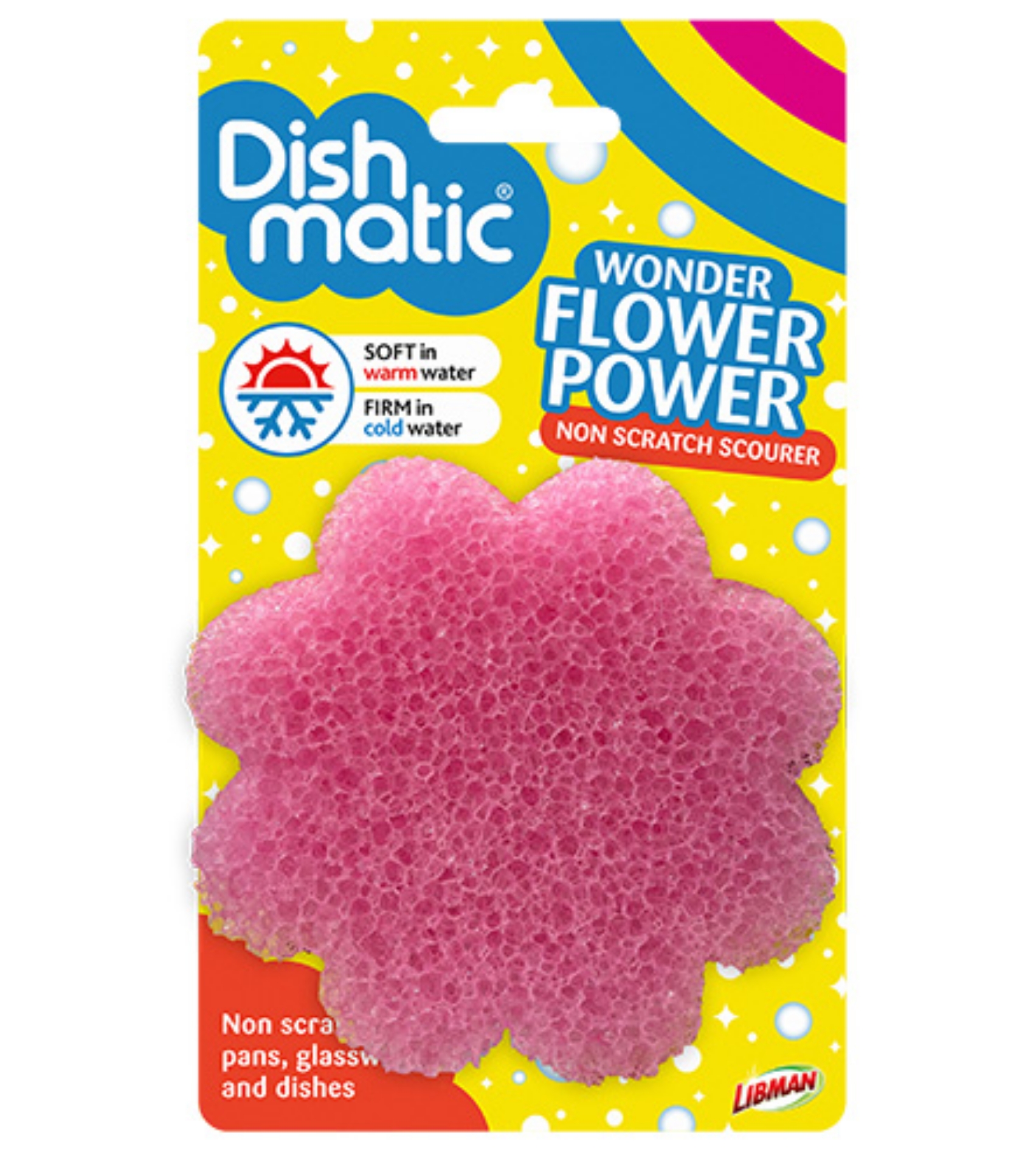 Picture of DISHMATIC FLOWER POWER SCRUB SCOURER CO:CN