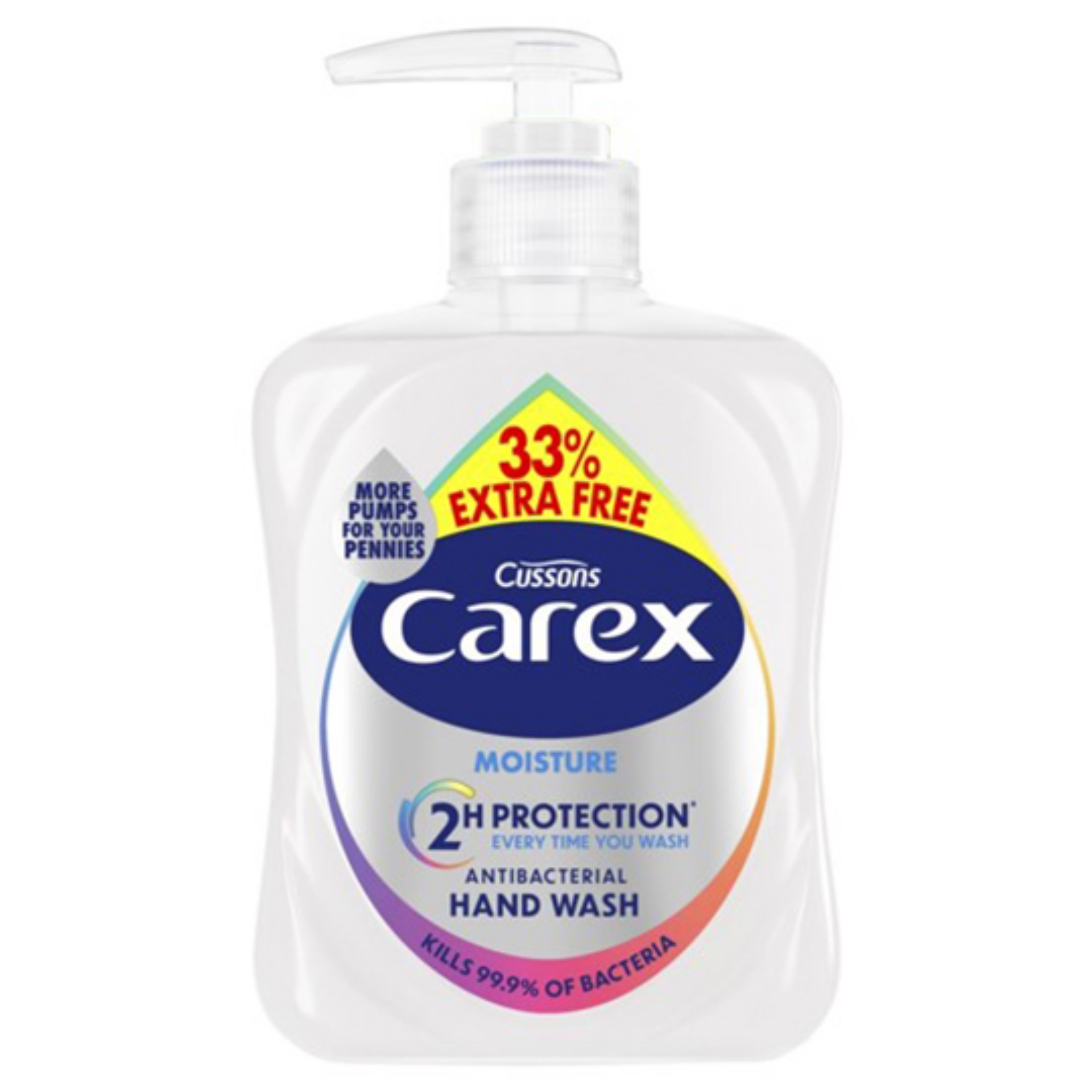 Picture of CAREX HANDWASH - MOISTURE 250ML +33% EXTRA (wsl)