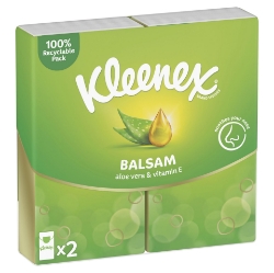 Picture of KLEENEX BALSAM POCKET TISSUE TWIN CLIPSTRIP
