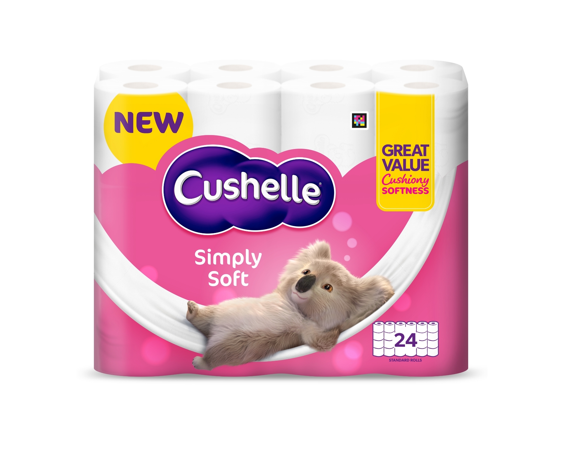 Picture of CUSHELLE SIMPLY SOFT - TOILET ROLL(24r 170sht)