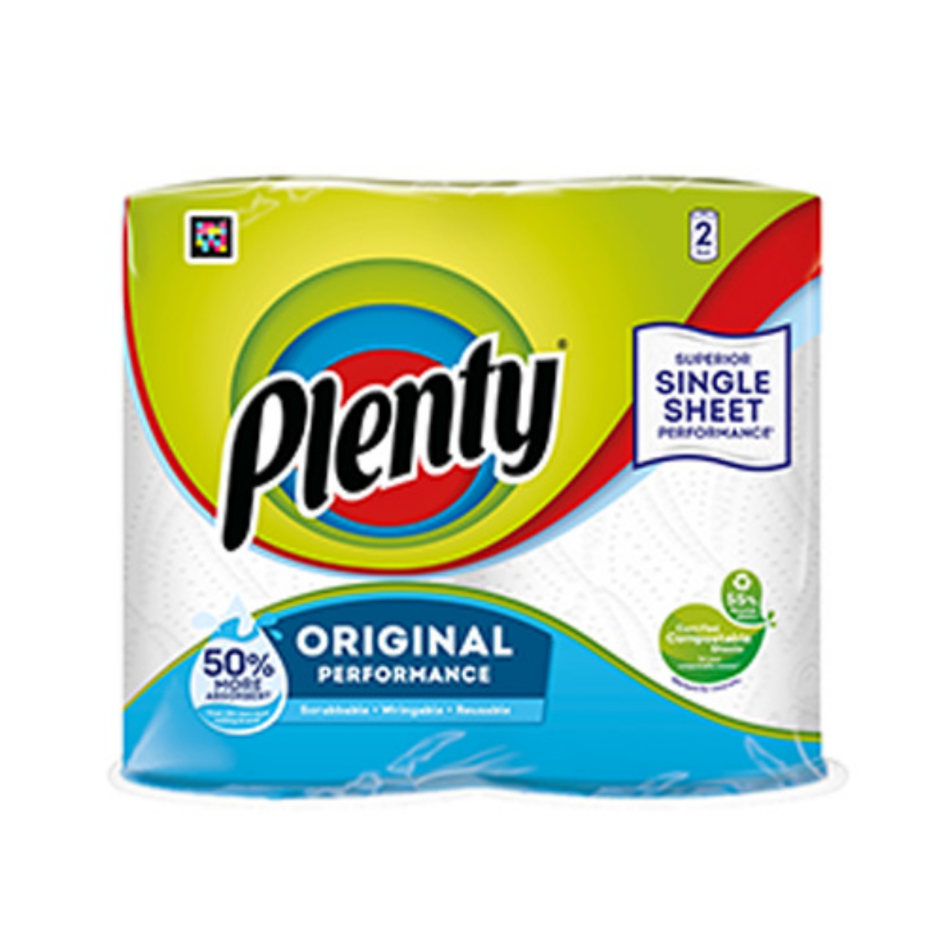 Picture of PLENTY ORIGINAL KITCHEN TOWEL (2x95Sht) FSC 11033 