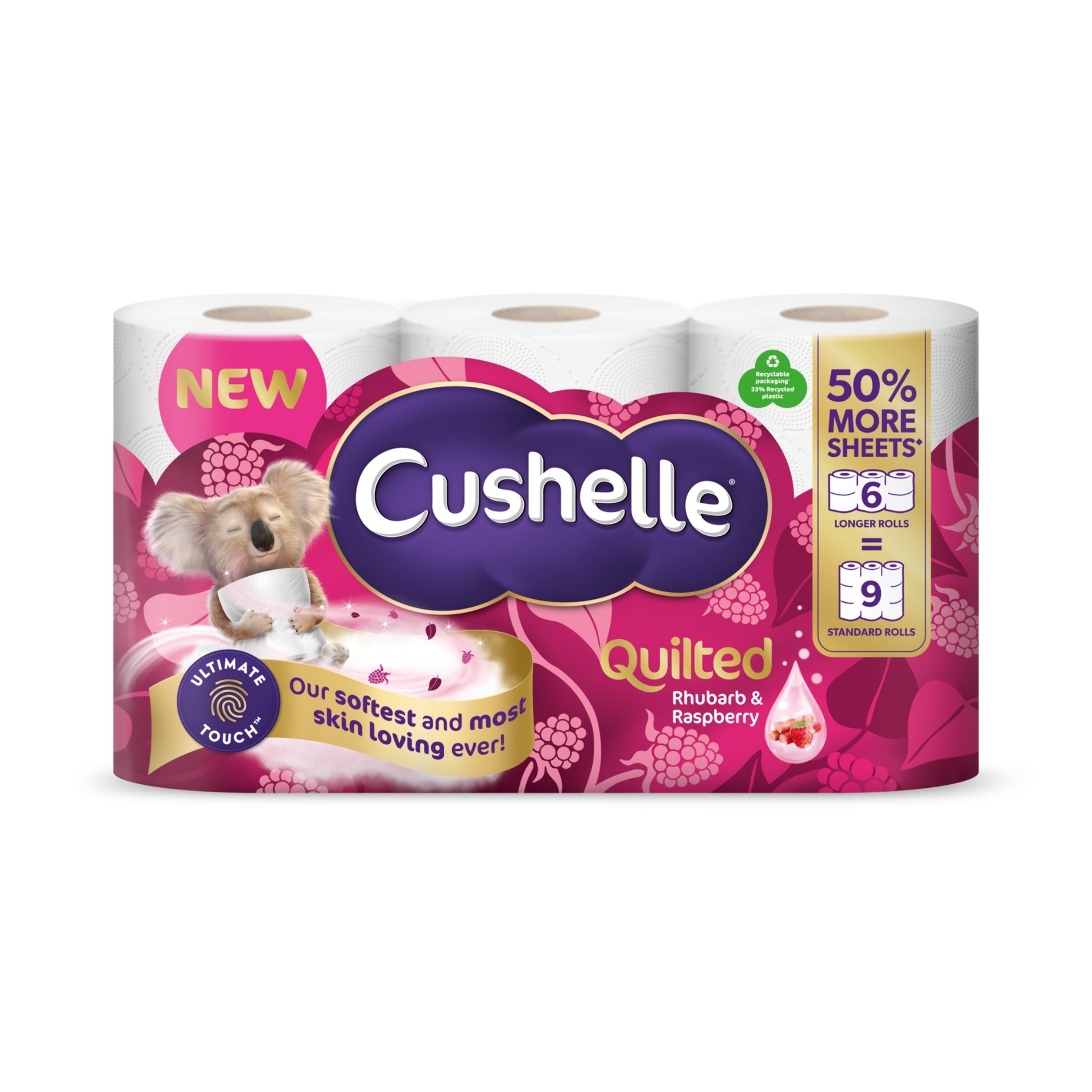 Picture of CUSHELLE QUILT TOILET ROLL RHUB (6r=9r) 236Sht FSC