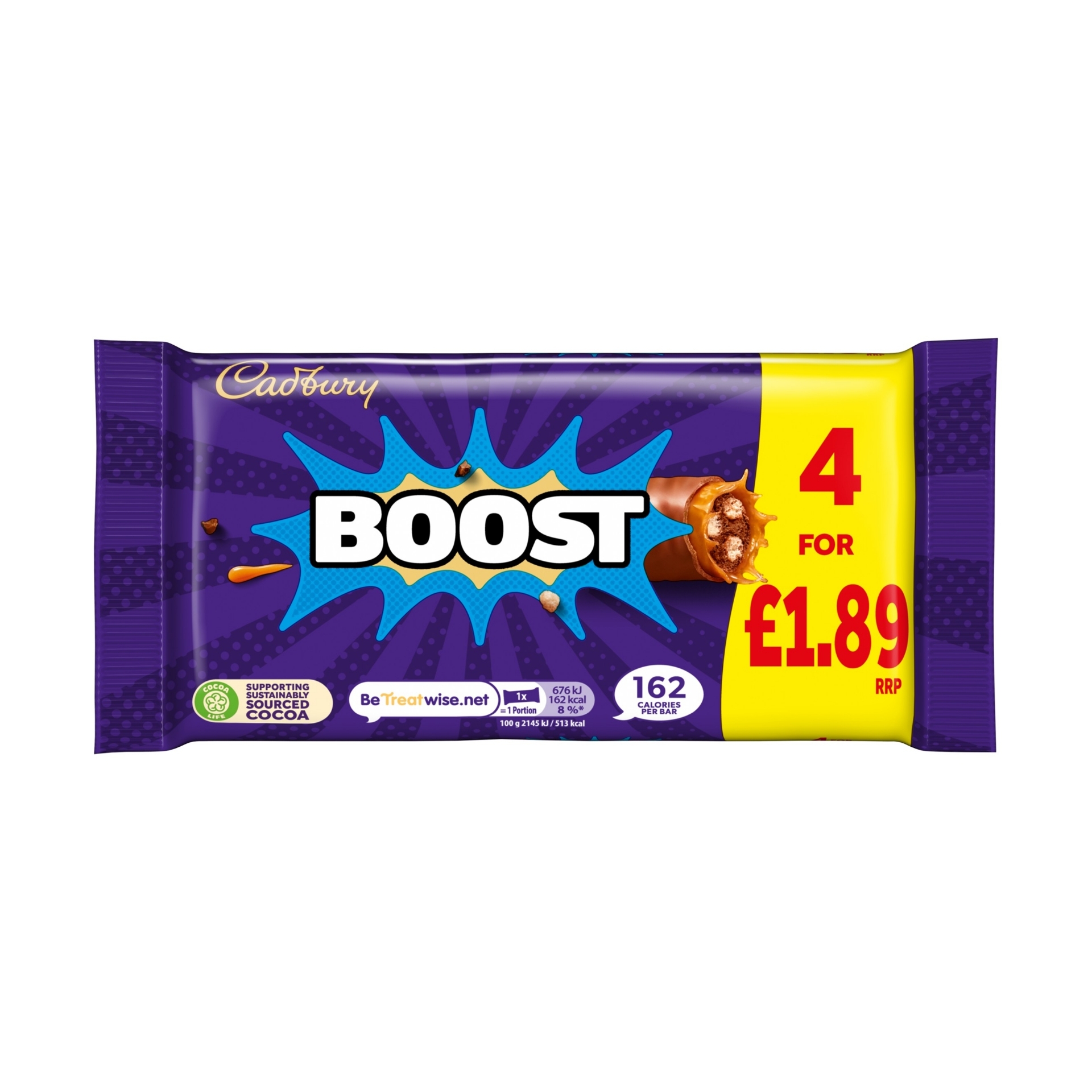 Picture of CADBURY - BOOST 4pk pm1.89 CO:IE