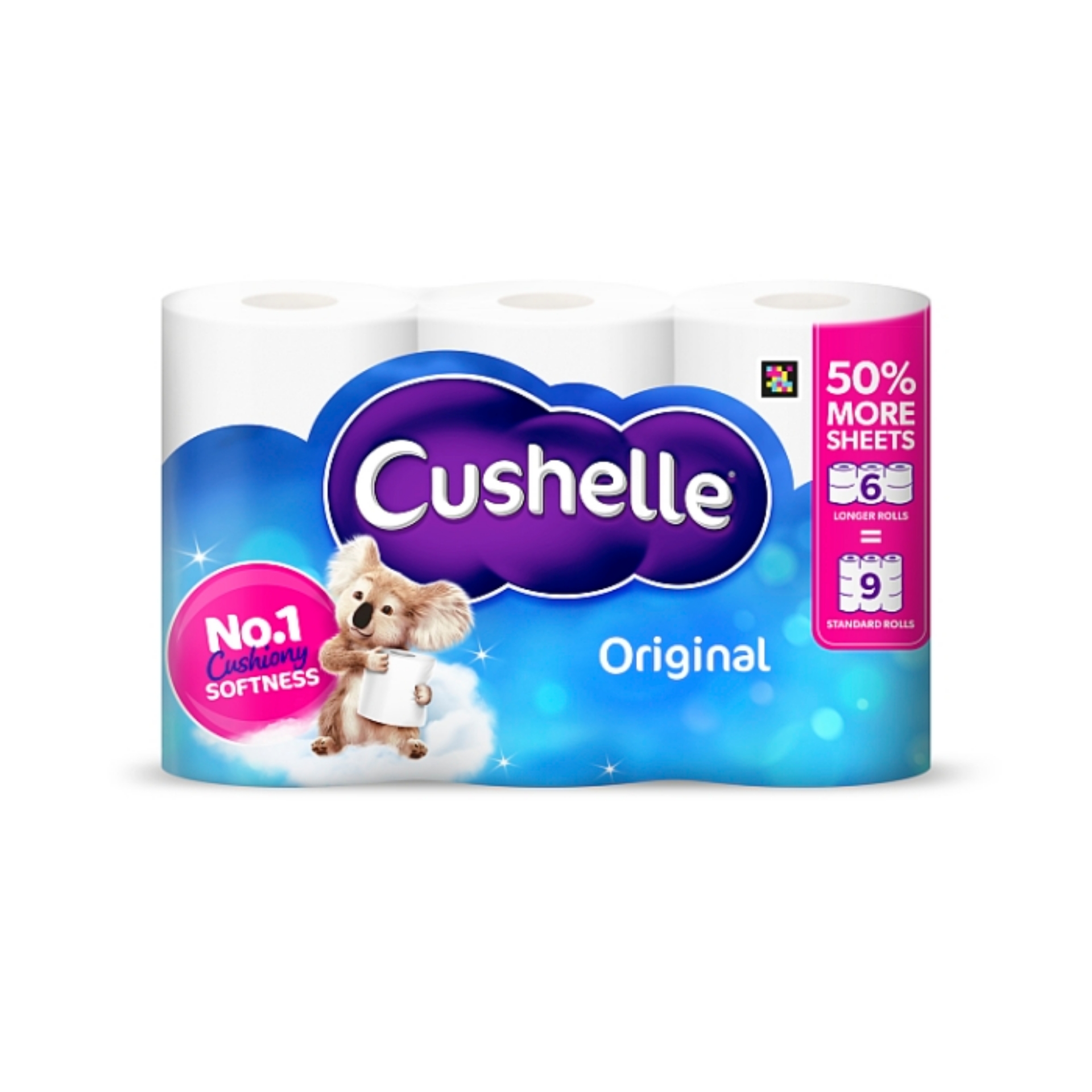Picture of CUSHELLE ORIGINAL TOILET ROLL(6r=9r)270shtFSC10017